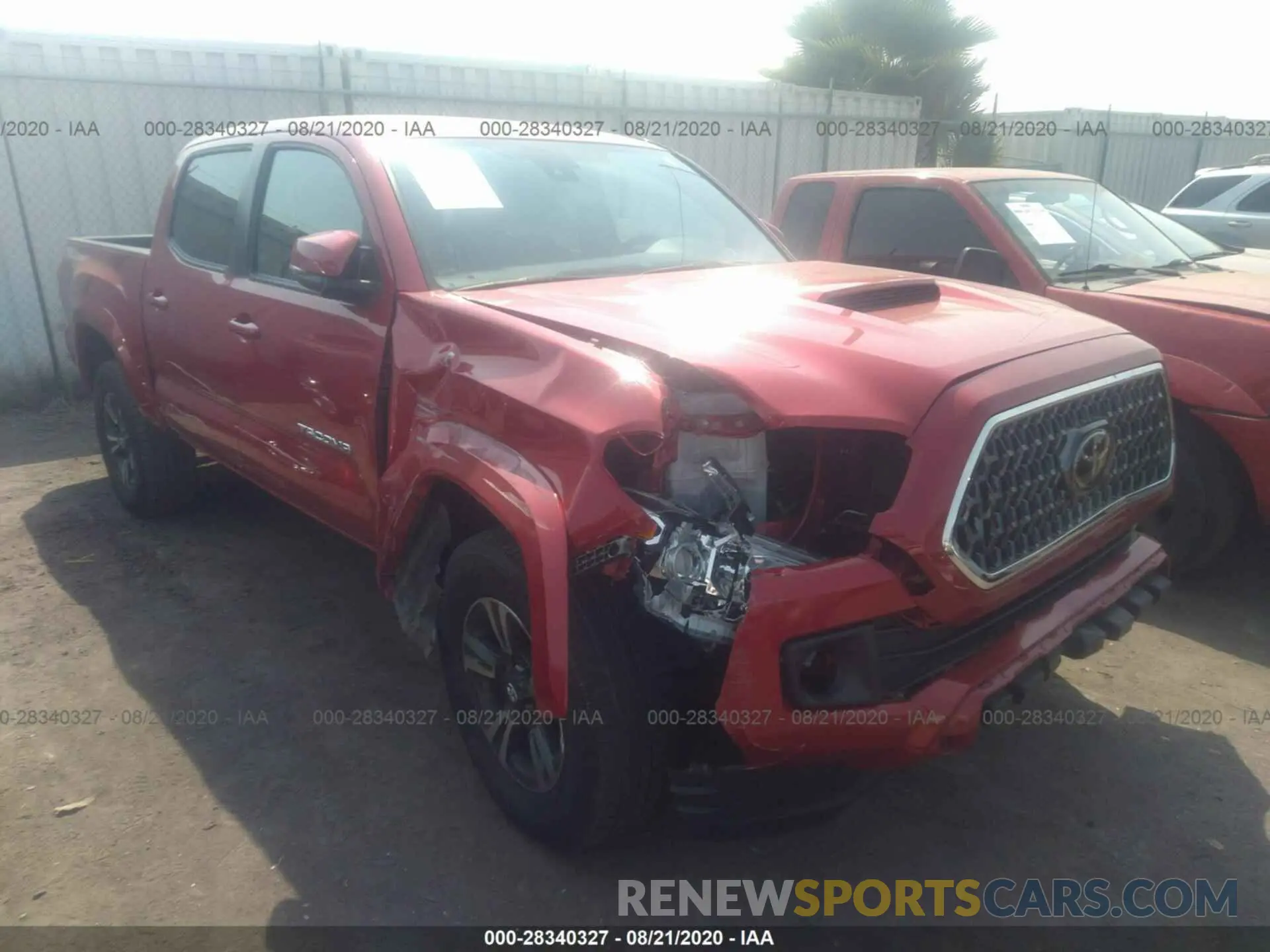 1 Photograph of a damaged car 3TMAZ5CN8KM098712 TOYOTA TACOMA 2WD 2019