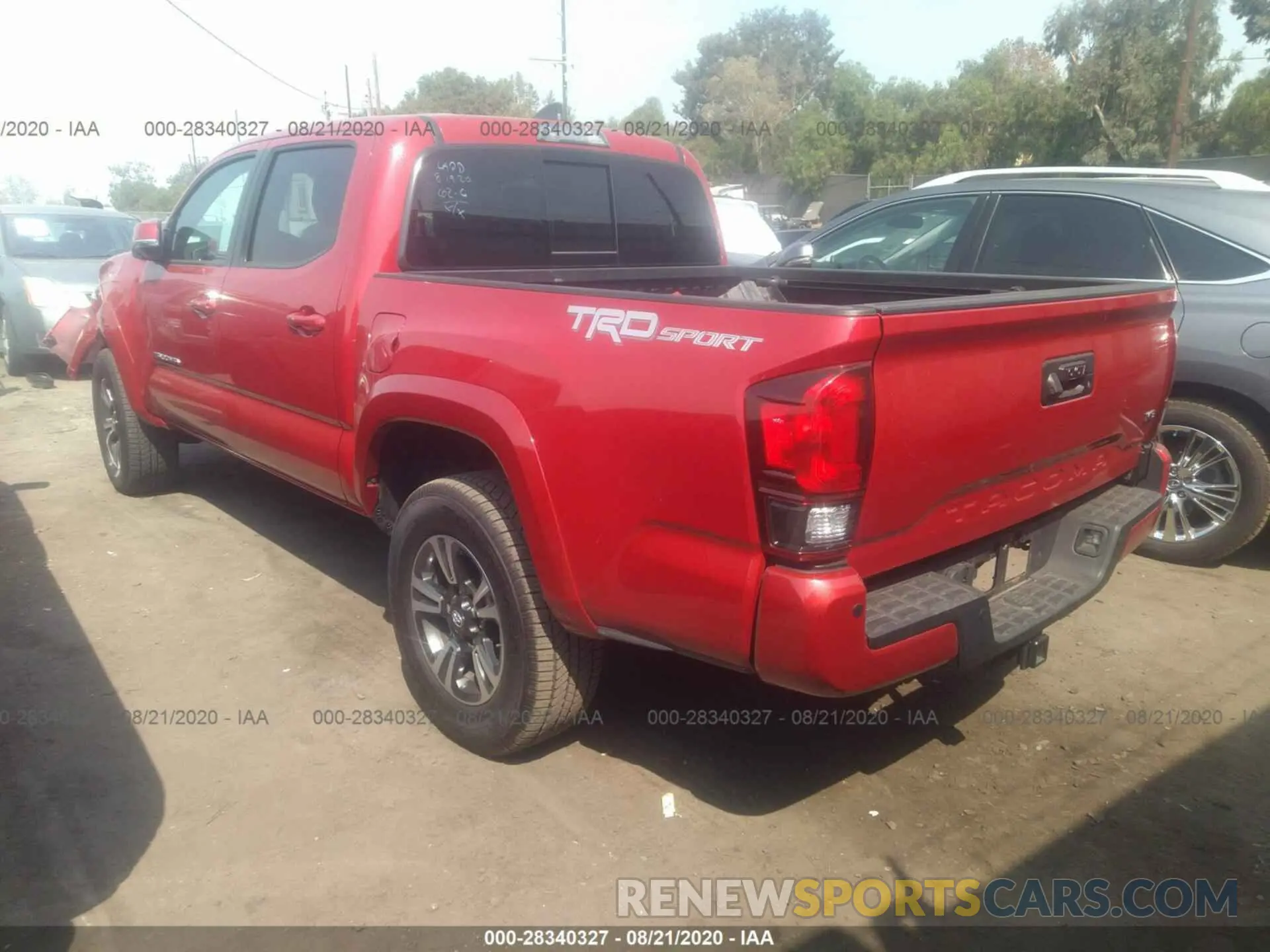 3 Photograph of a damaged car 3TMAZ5CN8KM098712 TOYOTA TACOMA 2WD 2019