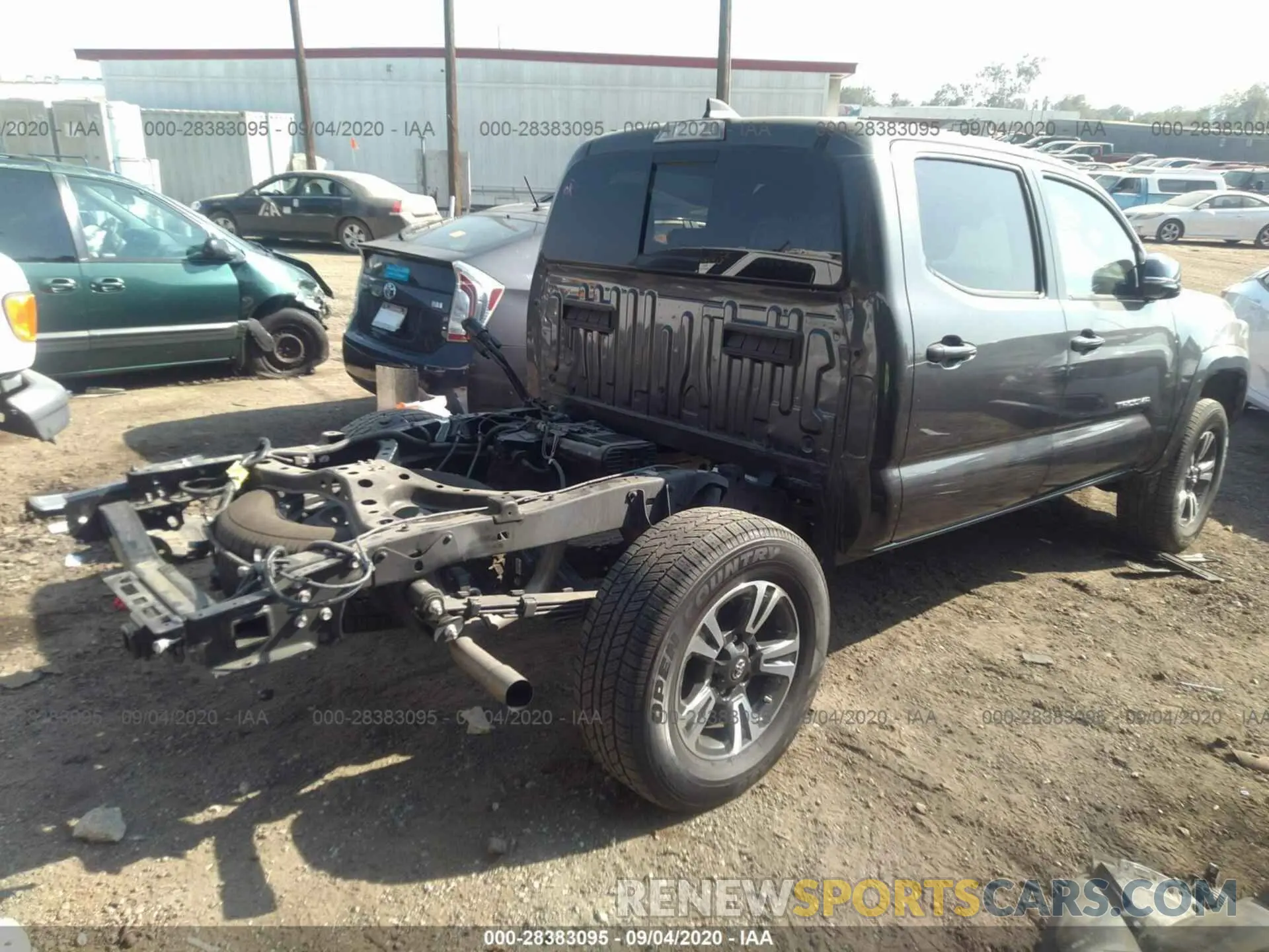 4 Photograph of a damaged car 3TMAZ5CN8KM107179 TOYOTA TACOMA 2WD 2019