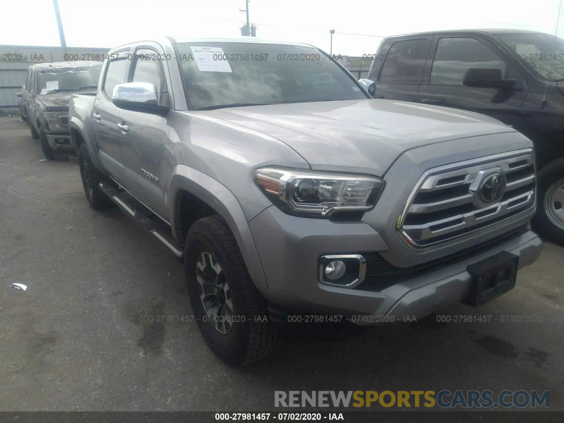 1 Photograph of a damaged car 3TMEZ5CN0KM103404 TOYOTA TACOMA 2WD 2019