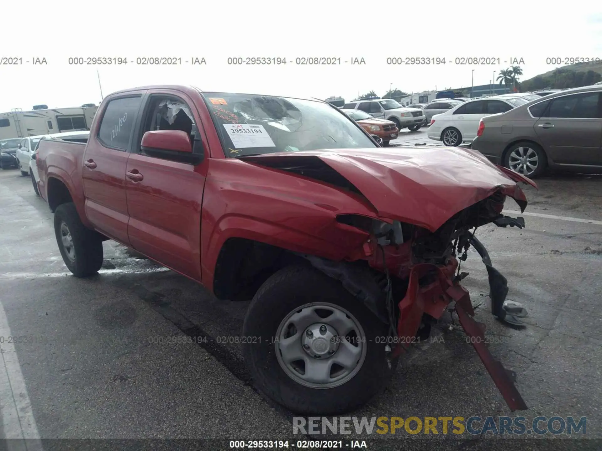 1 Фотография поврежденного автомобиля 5TFAX5GNXKX139836 TOYOTA TACOMA 2WD 2019