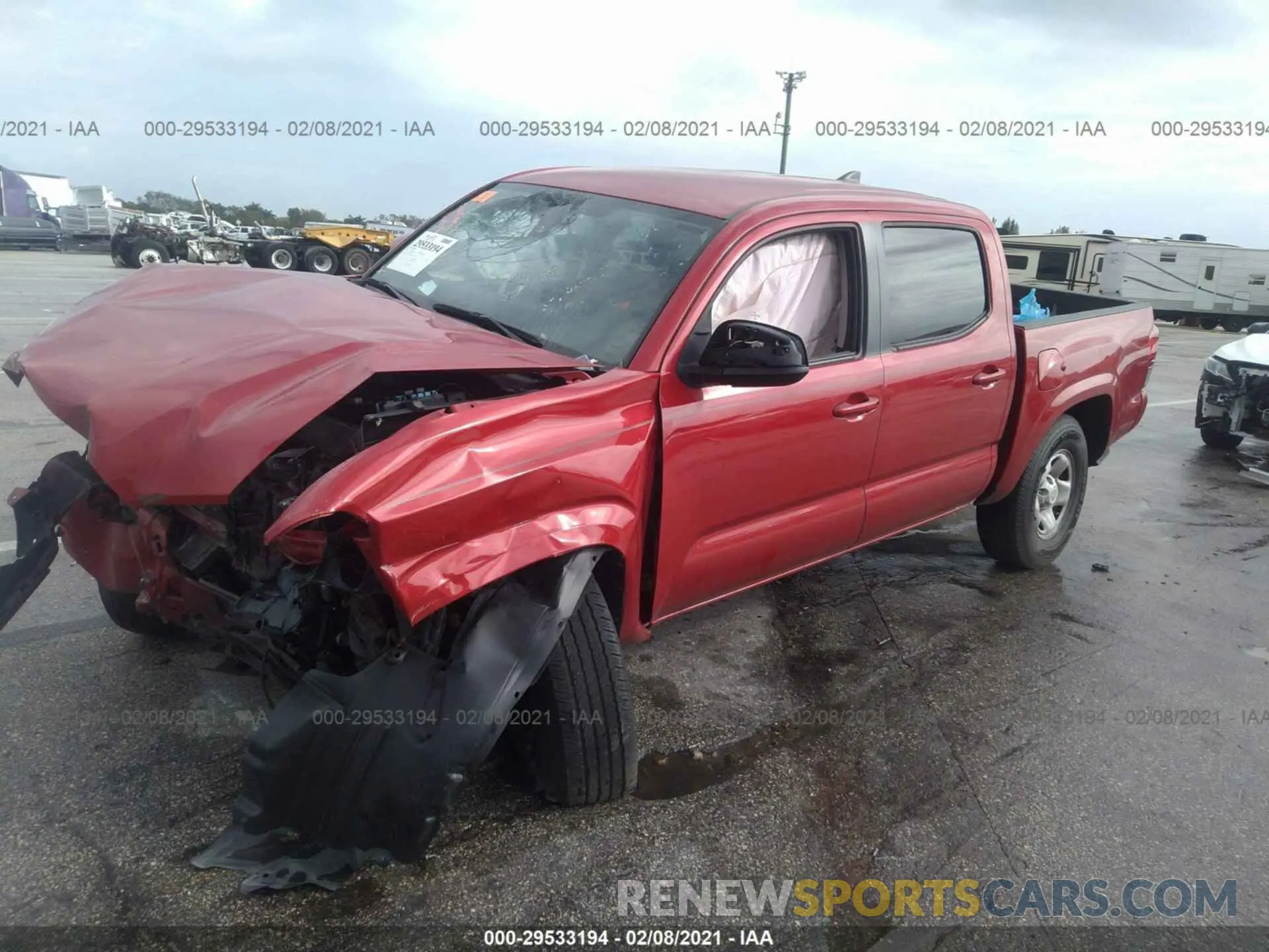 2 Фотография поврежденного автомобиля 5TFAX5GNXKX139836 TOYOTA TACOMA 2WD 2019