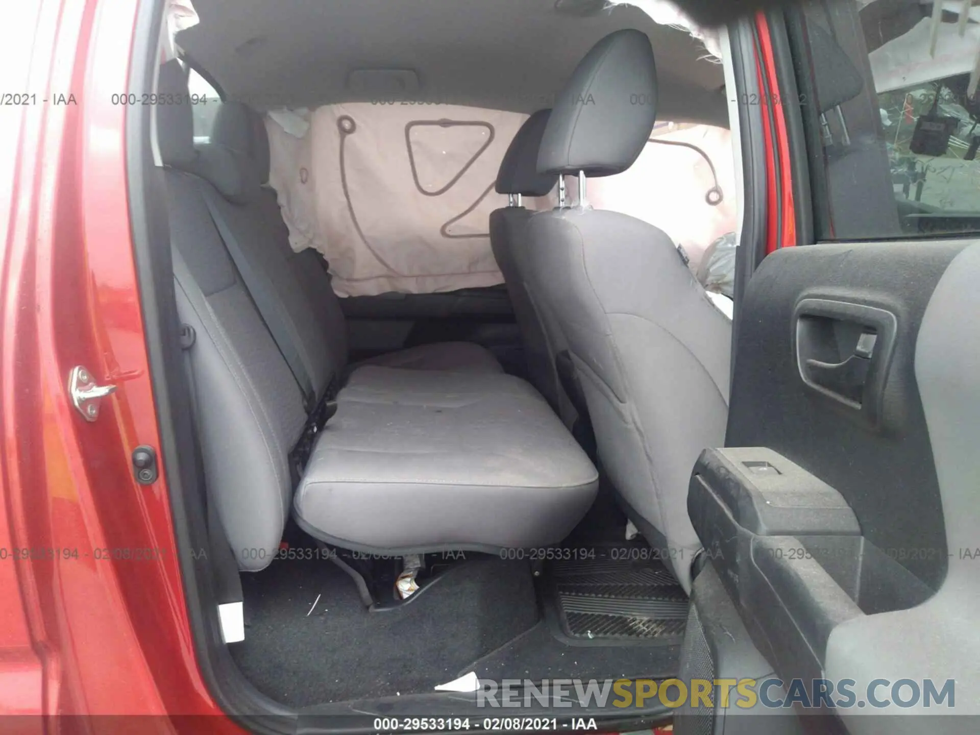 8 Фотография поврежденного автомобиля 5TFAX5GNXKX139836 TOYOTA TACOMA 2WD 2019