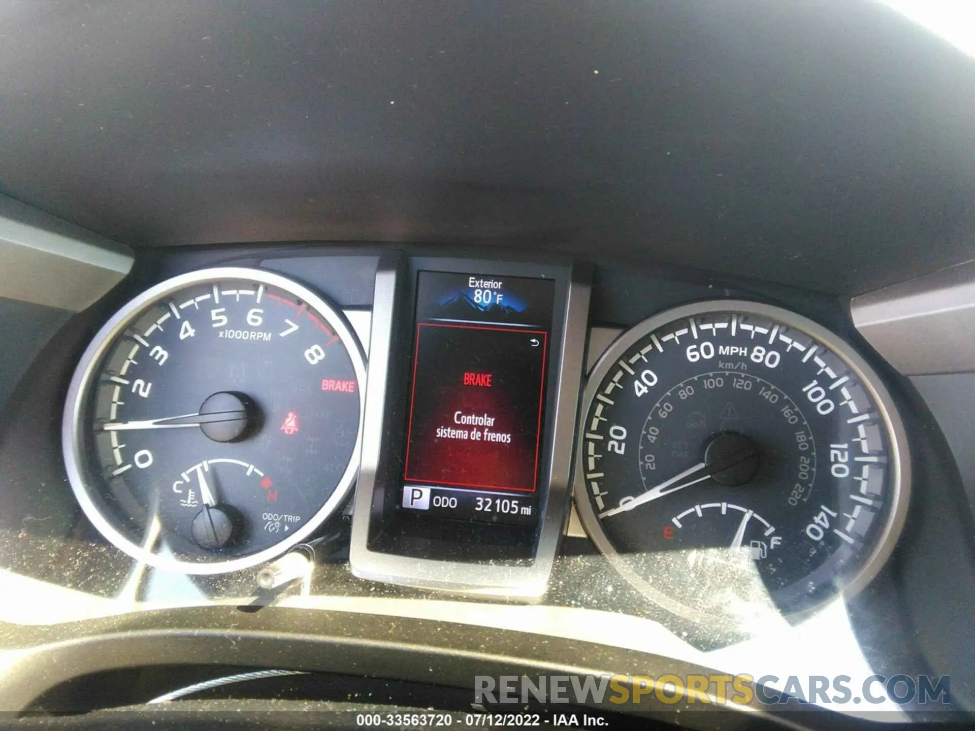 7 Photograph of a damaged car 5TFAZ5CNXKX084238 TOYOTA TACOMA 2WD 2019