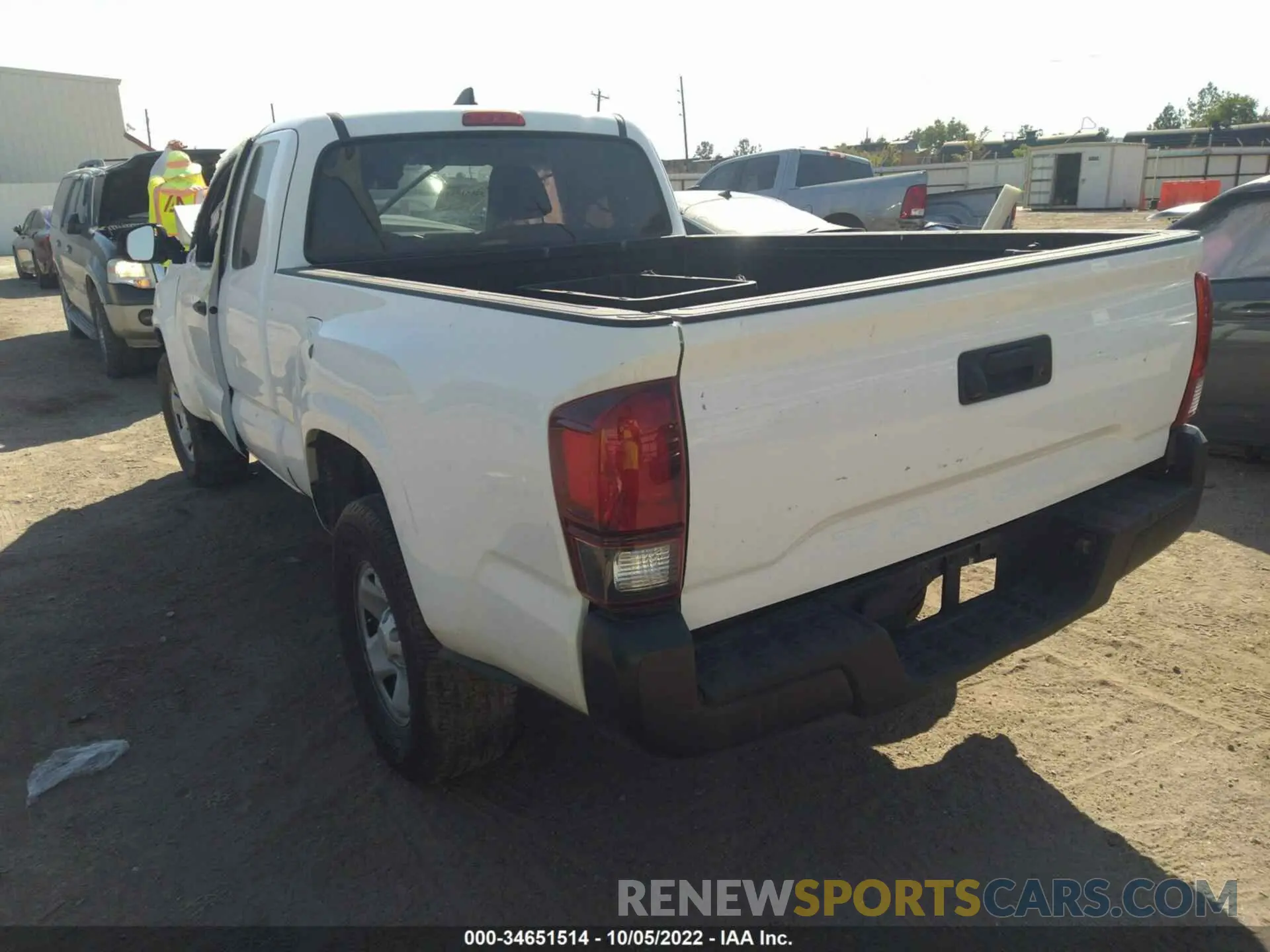 3 Photograph of a damaged car 5TFRX5GN1KX140747 TOYOTA TACOMA 2WD 2019