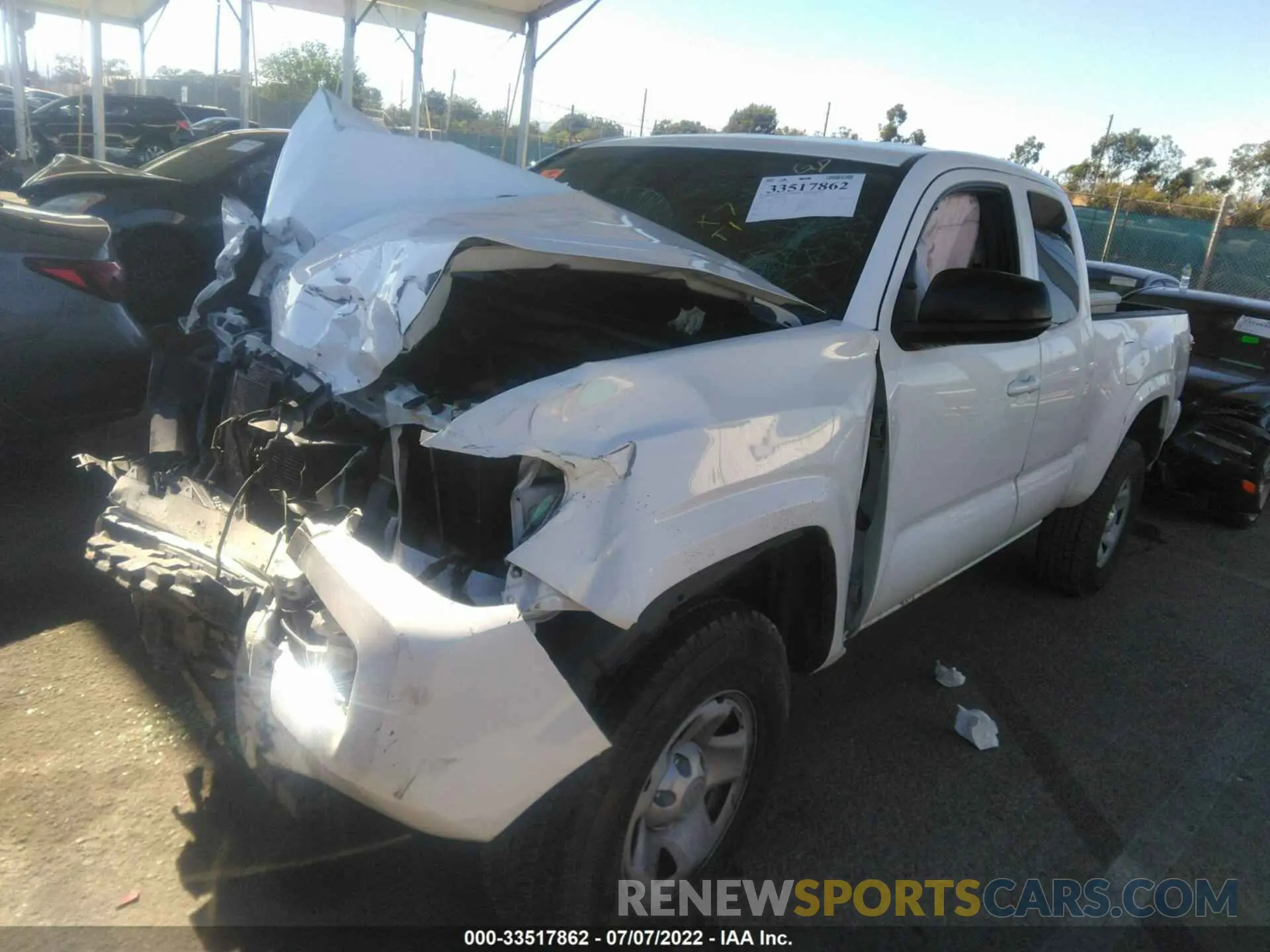 2 Фотография поврежденного автомобиля 5TFRX5GN2KX143138 TOYOTA TACOMA 2WD 2019