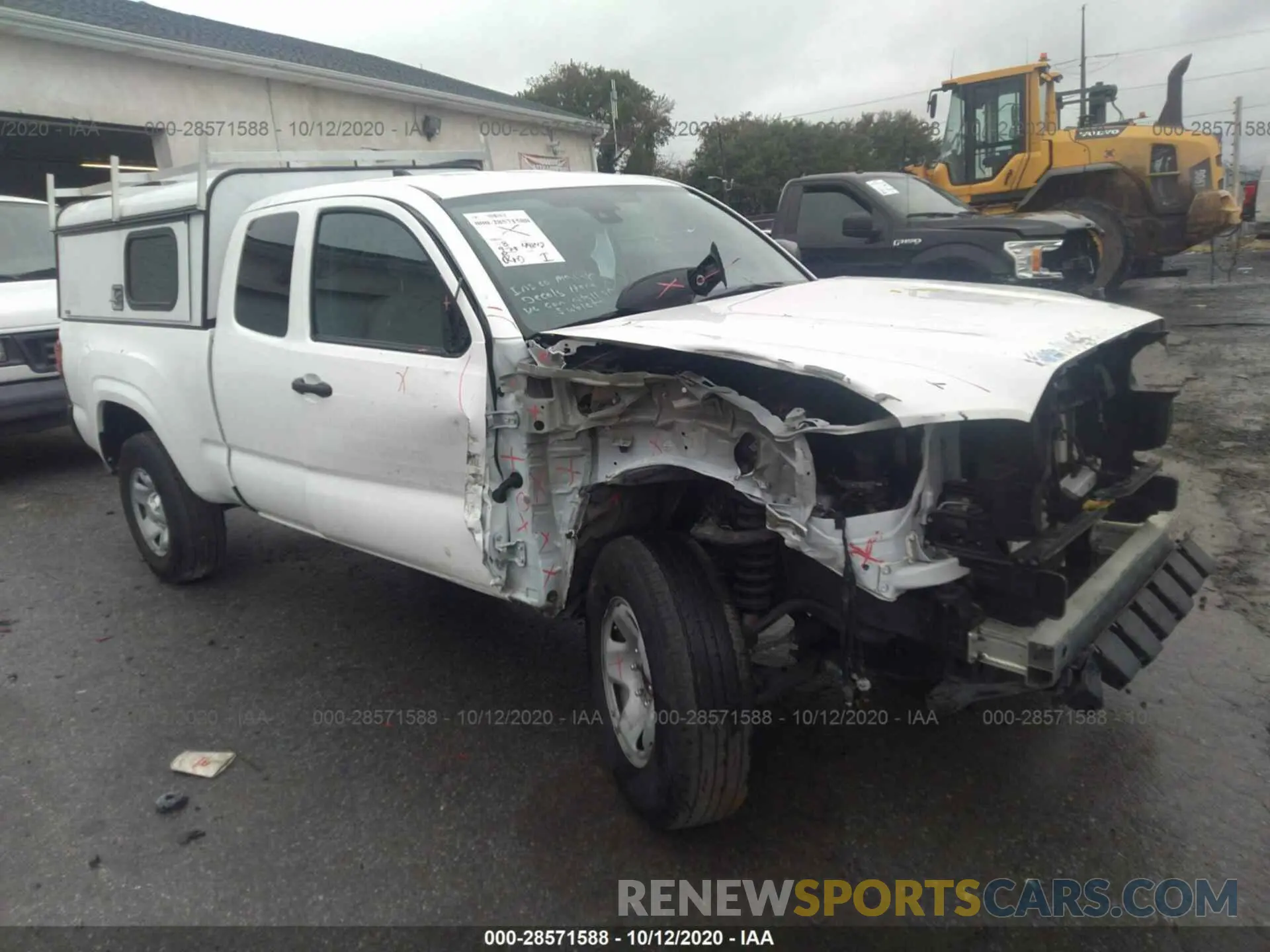 1 Photograph of a damaged car 5TFRX5GN3KX146243 TOYOTA TACOMA 2WD 2019