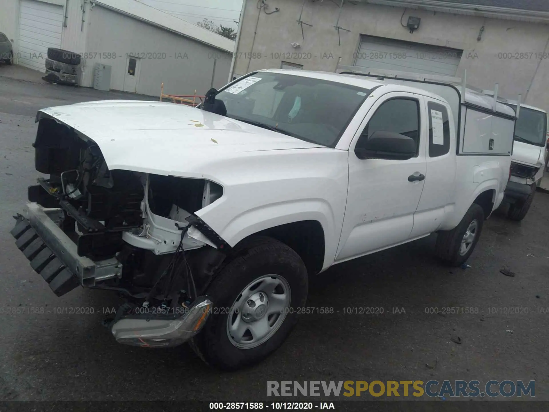 2 Photograph of a damaged car 5TFRX5GN3KX146243 TOYOTA TACOMA 2WD 2019