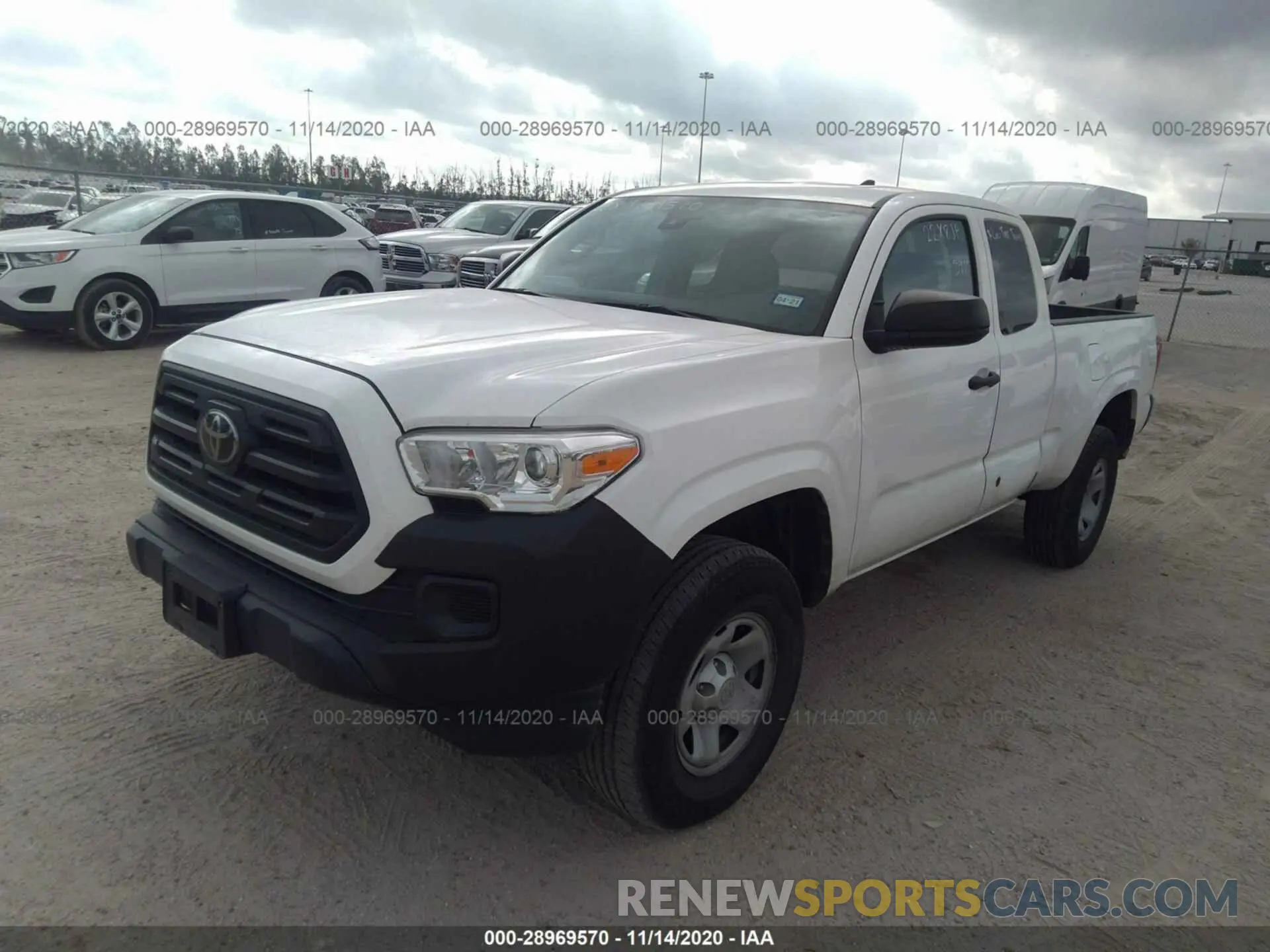 2 Photograph of a damaged car 5TFRX5GN5KX145515 TOYOTA TACOMA 2WD 2019