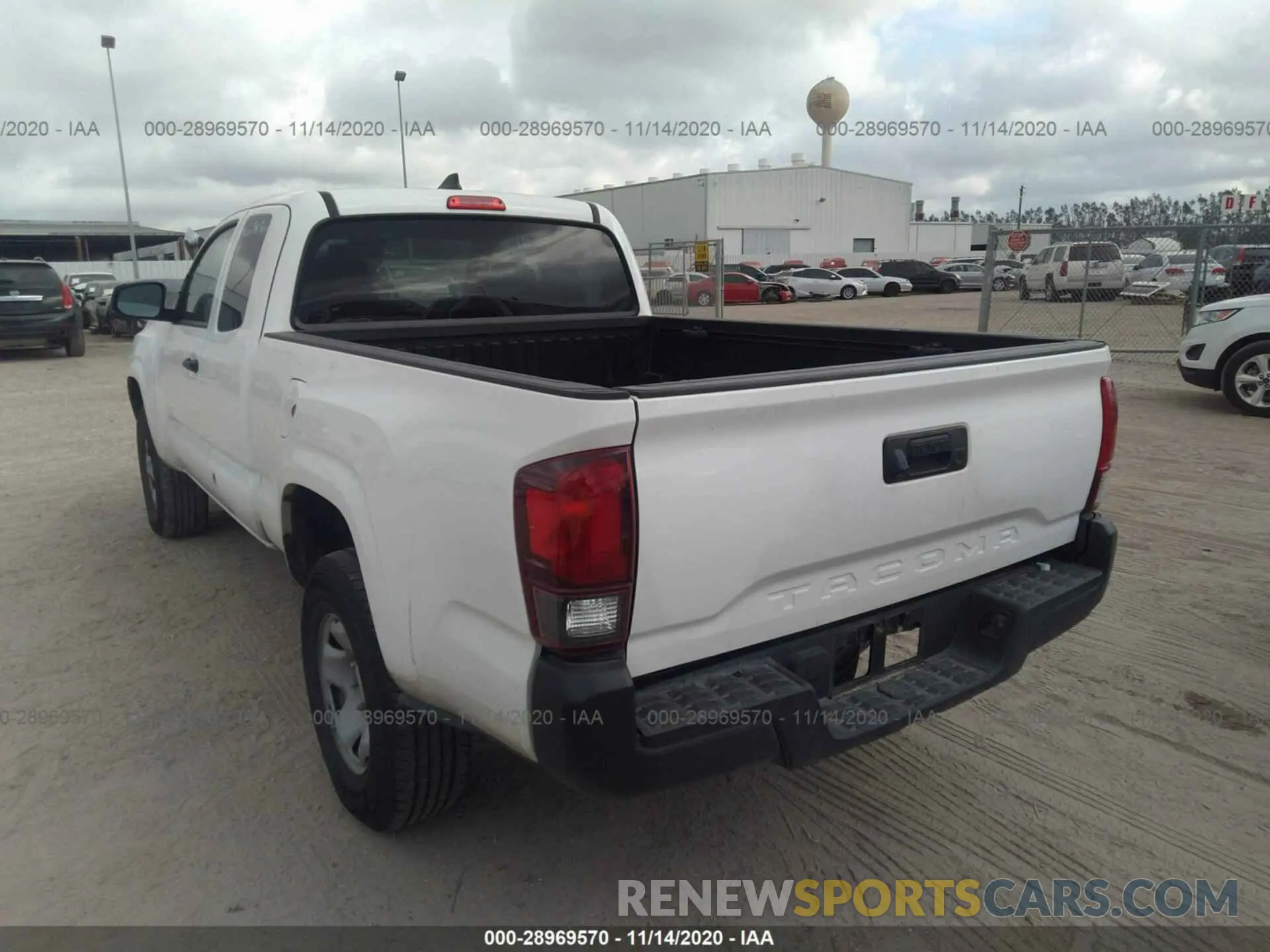 3 Photograph of a damaged car 5TFRX5GN5KX145515 TOYOTA TACOMA 2WD 2019