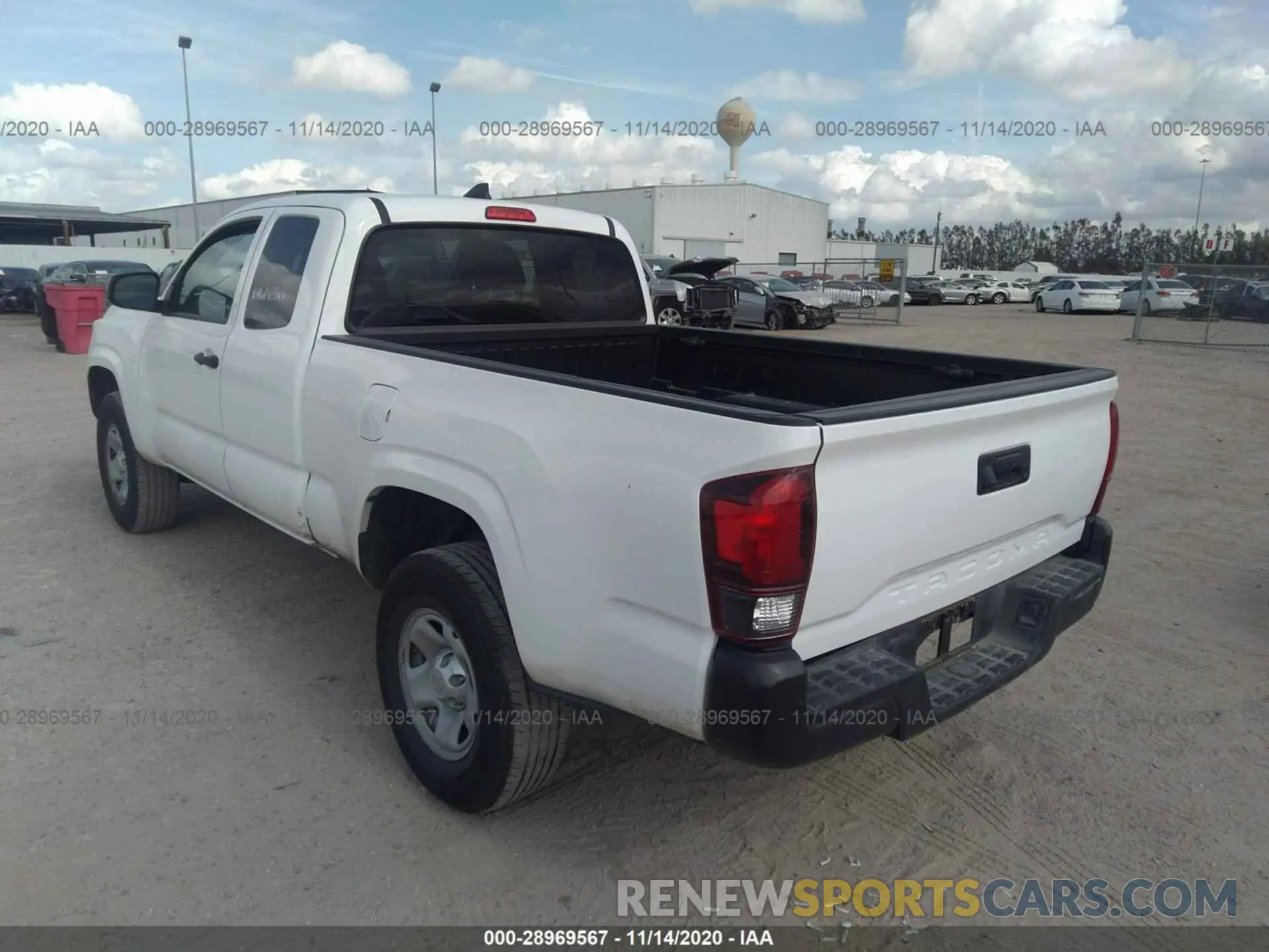 3 Photograph of a damaged car 5TFRX5GN7KX141353 TOYOTA TACOMA 2WD 2019