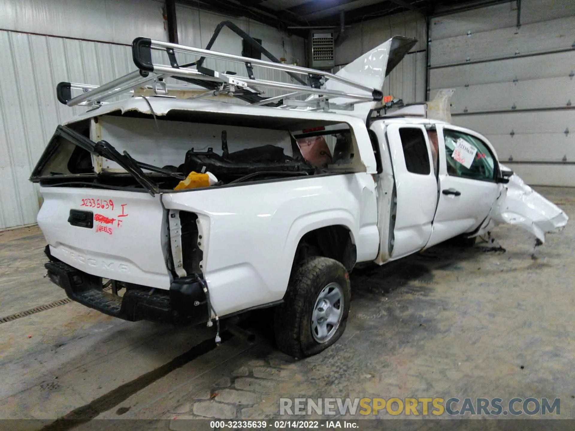 4 Photograph of a damaged car 5TFRX5GN7KX153955 TOYOTA TACOMA 2WD 2019