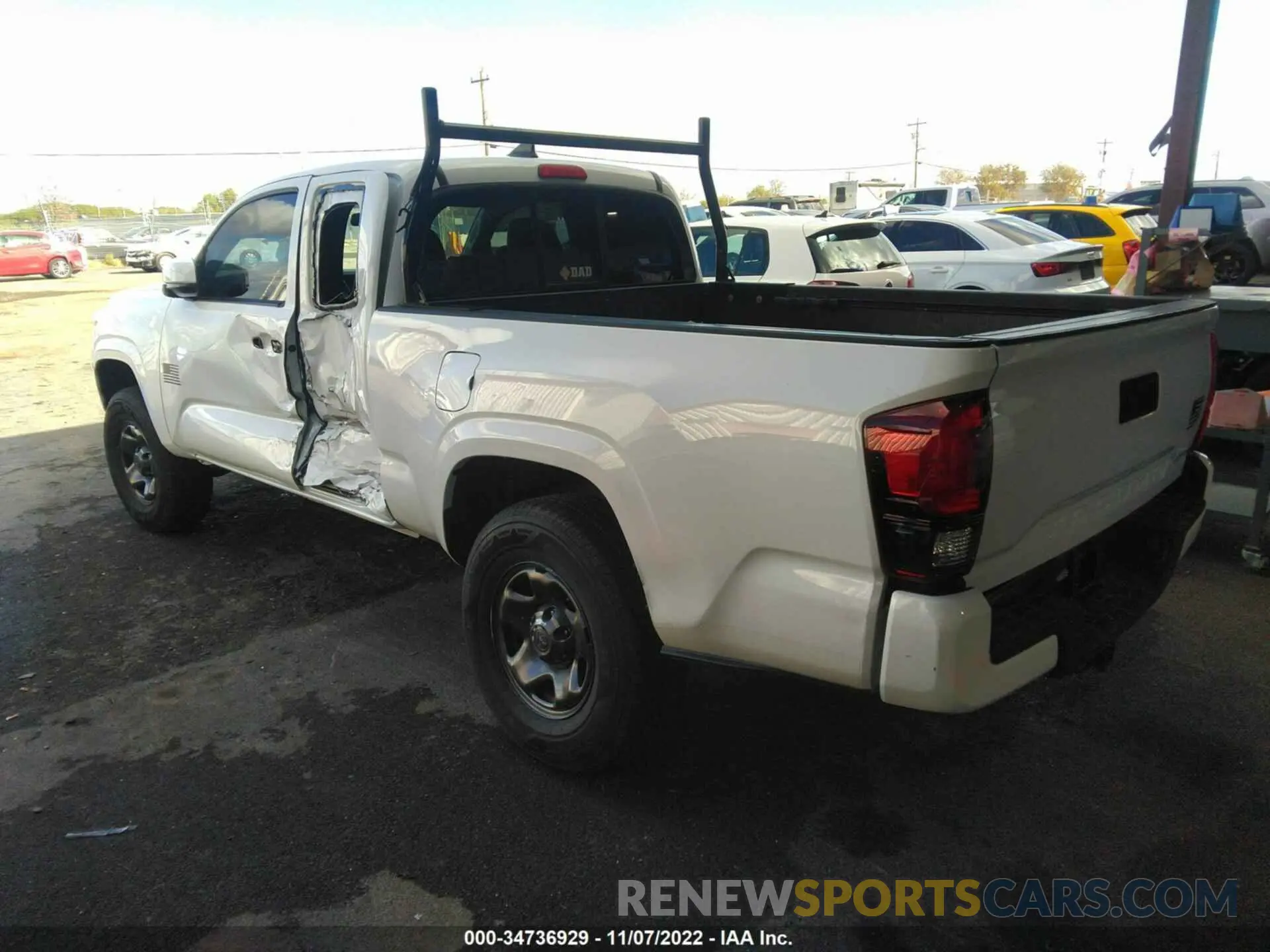 3 Photograph of a damaged car 5TFRX5GN8KX149977 TOYOTA TACOMA 2WD 2019