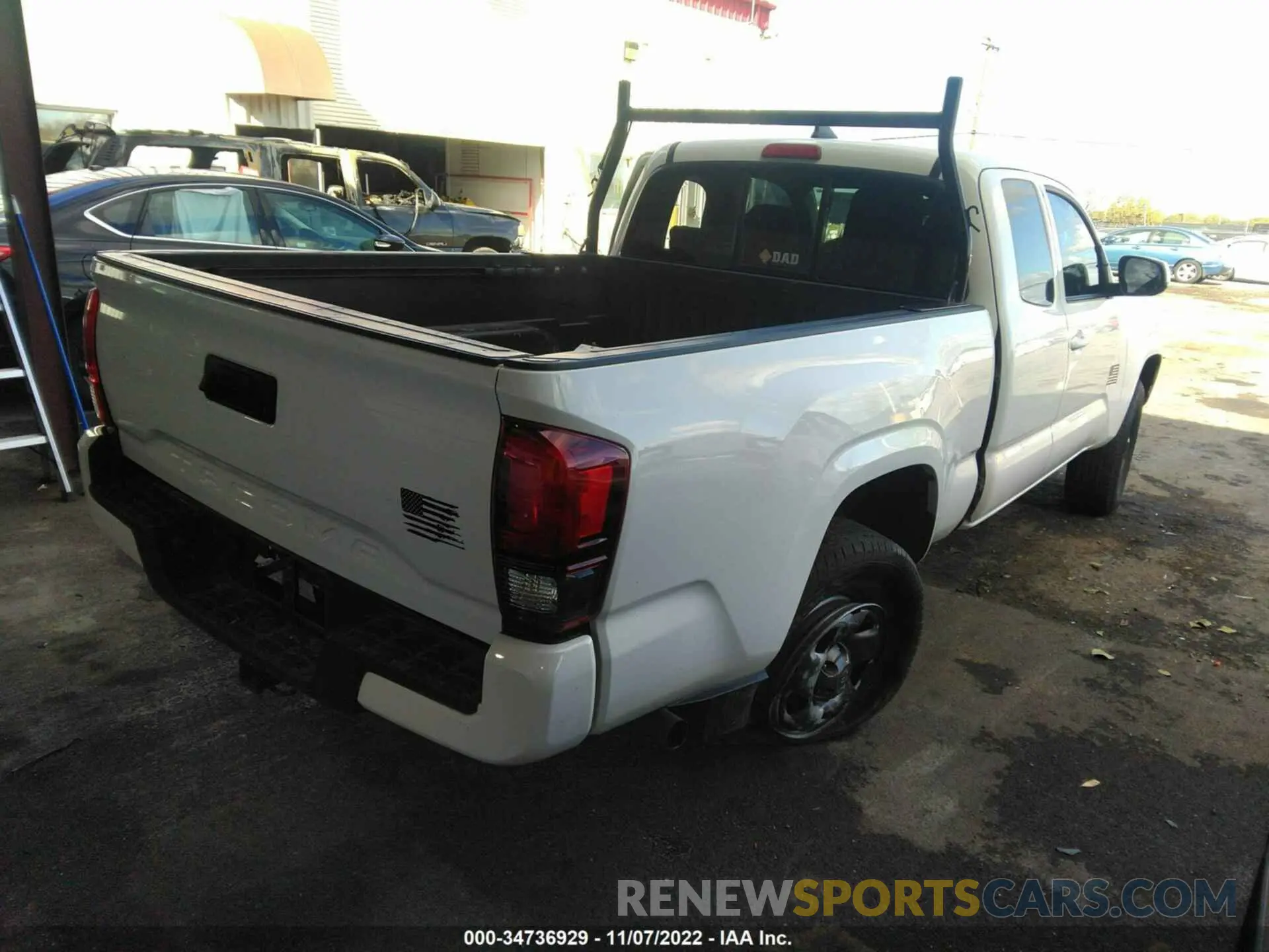 4 Photograph of a damaged car 5TFRX5GN8KX149977 TOYOTA TACOMA 2WD 2019