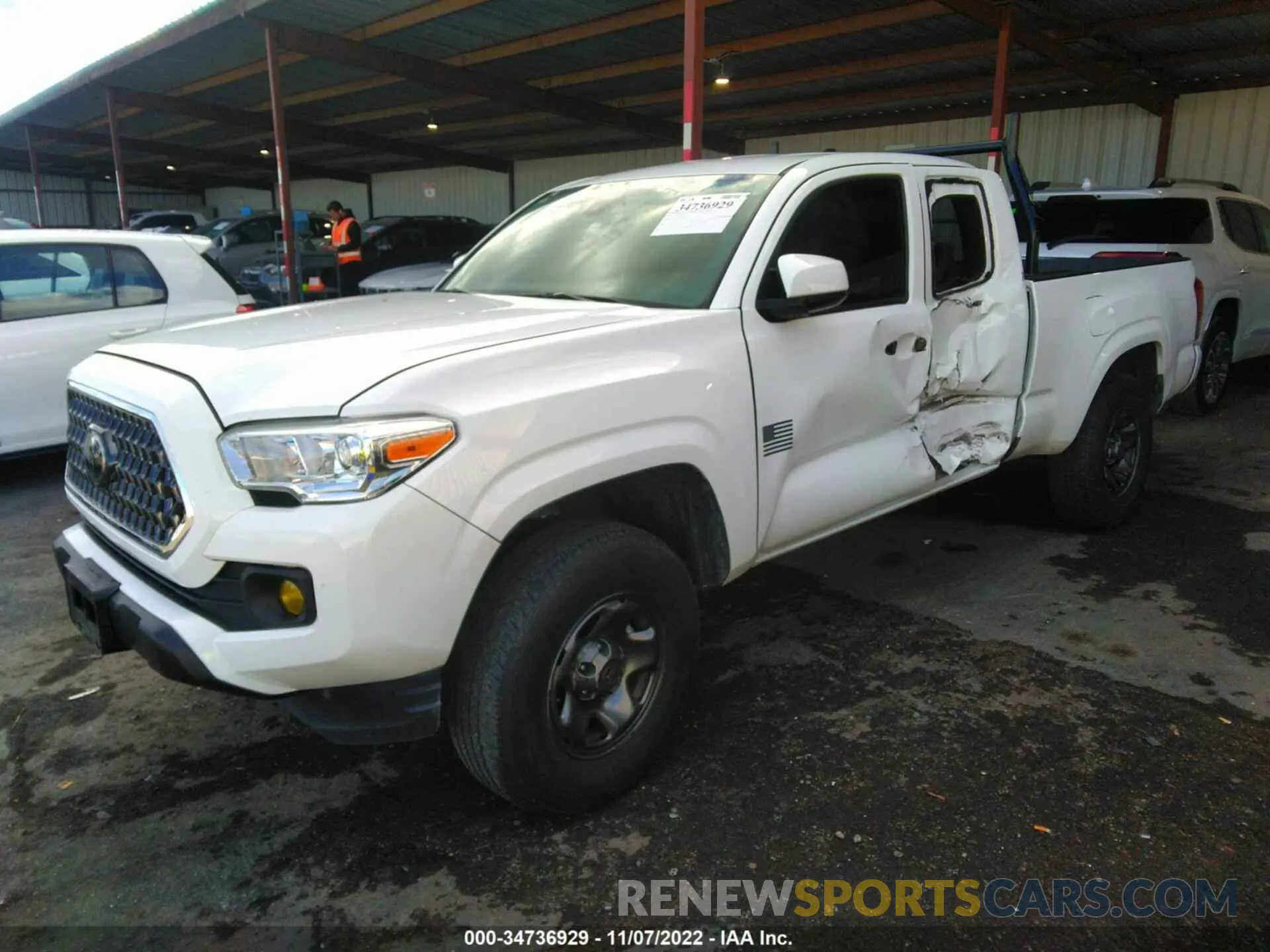 6 Photograph of a damaged car 5TFRX5GN8KX149977 TOYOTA TACOMA 2WD 2019