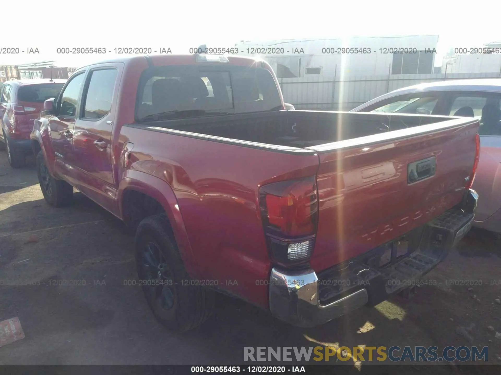 3 Photograph of a damaged car 3TMAZ5CNXLM126687 TOYOTA TACOMA 2WD 2020