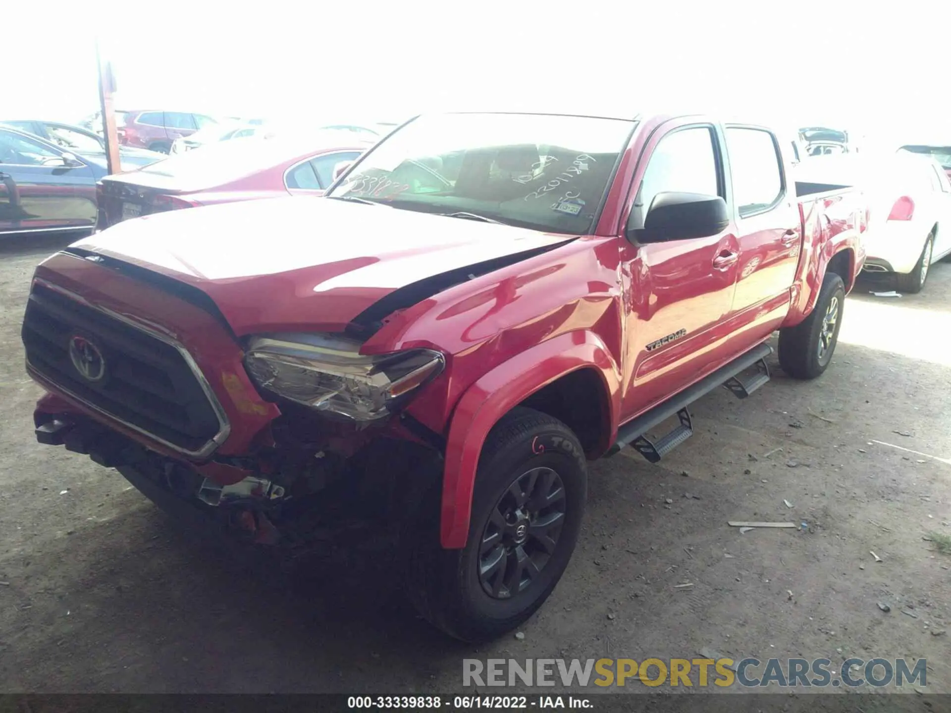 2 Photograph of a damaged car 3TMBZ5DN4LM026426 TOYOTA TACOMA 2WD 2020