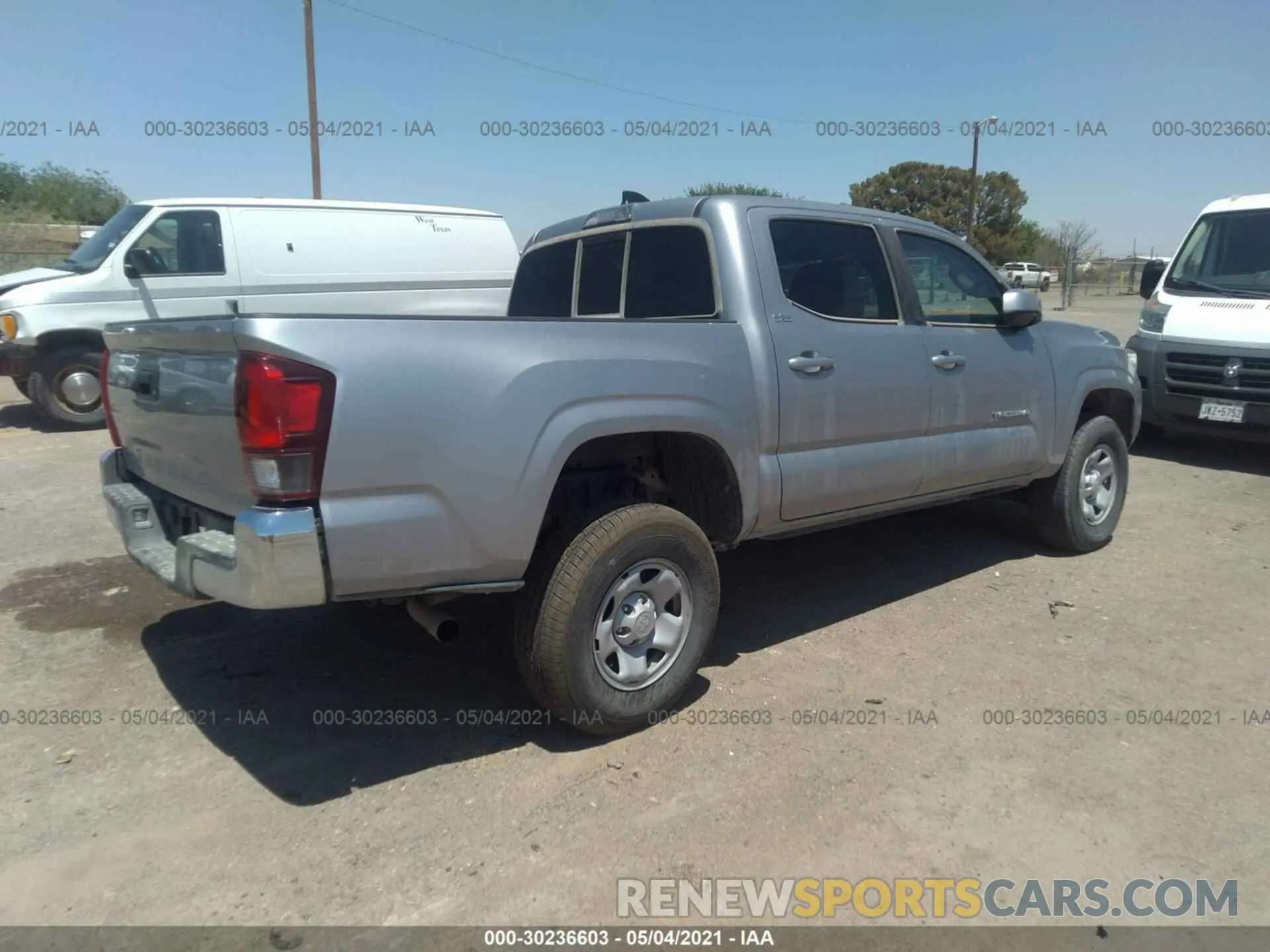 4 Photograph of a damaged car 5TFAX5GN0LX178159 TOYOTA TACOMA 2WD 2020