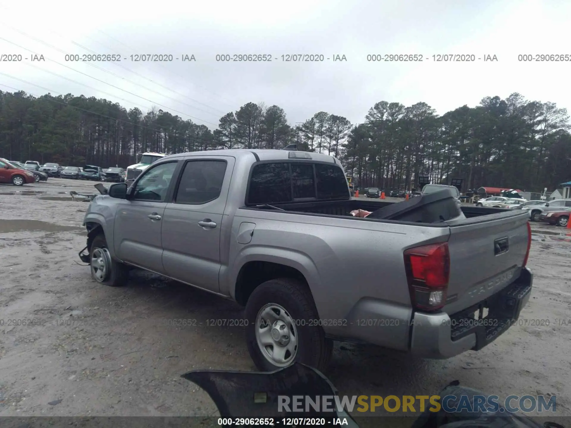 3 Photograph of a damaged car 5TFAX5GN2LX179734 TOYOTA TACOMA 2WD 2020