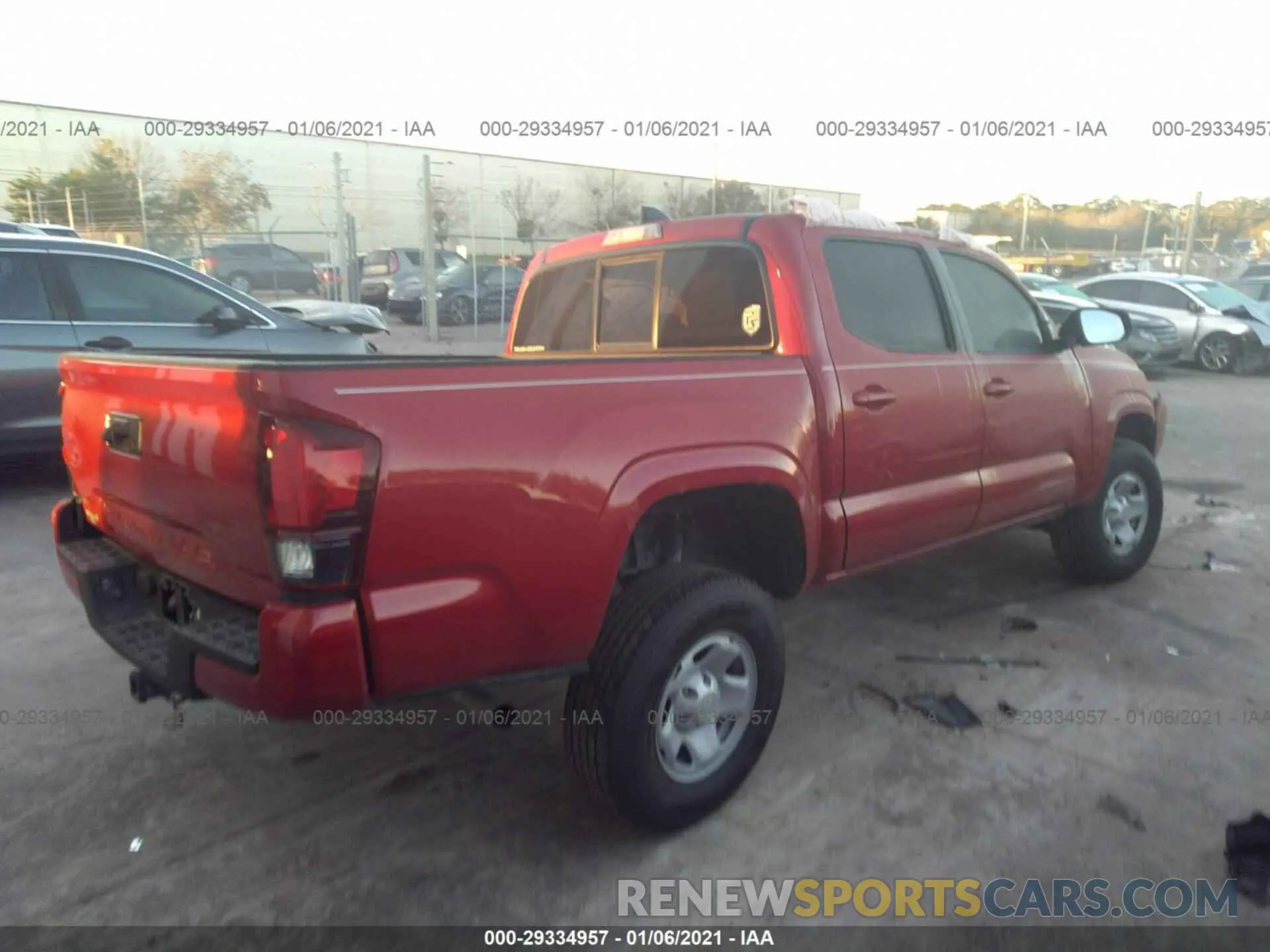 4 Photograph of a damaged car 5TFAX5GN4LX183266 TOYOTA TACOMA 2WD 2020