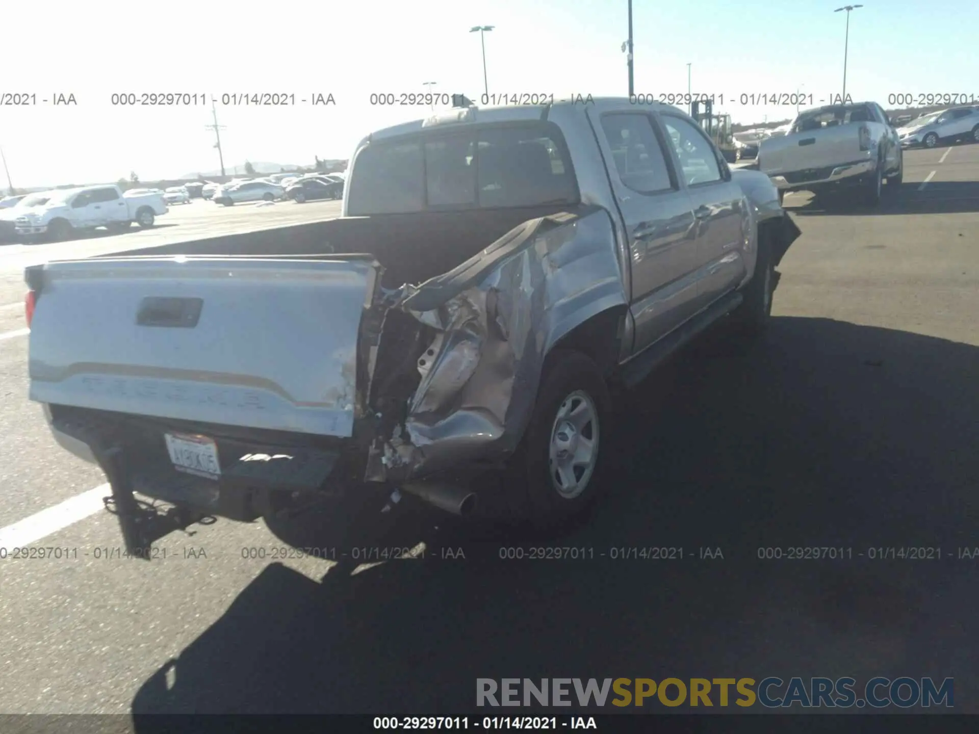 4 Photograph of a damaged car 5TFAX5GN7LX180751 TOYOTA TACOMA 2WD 2020