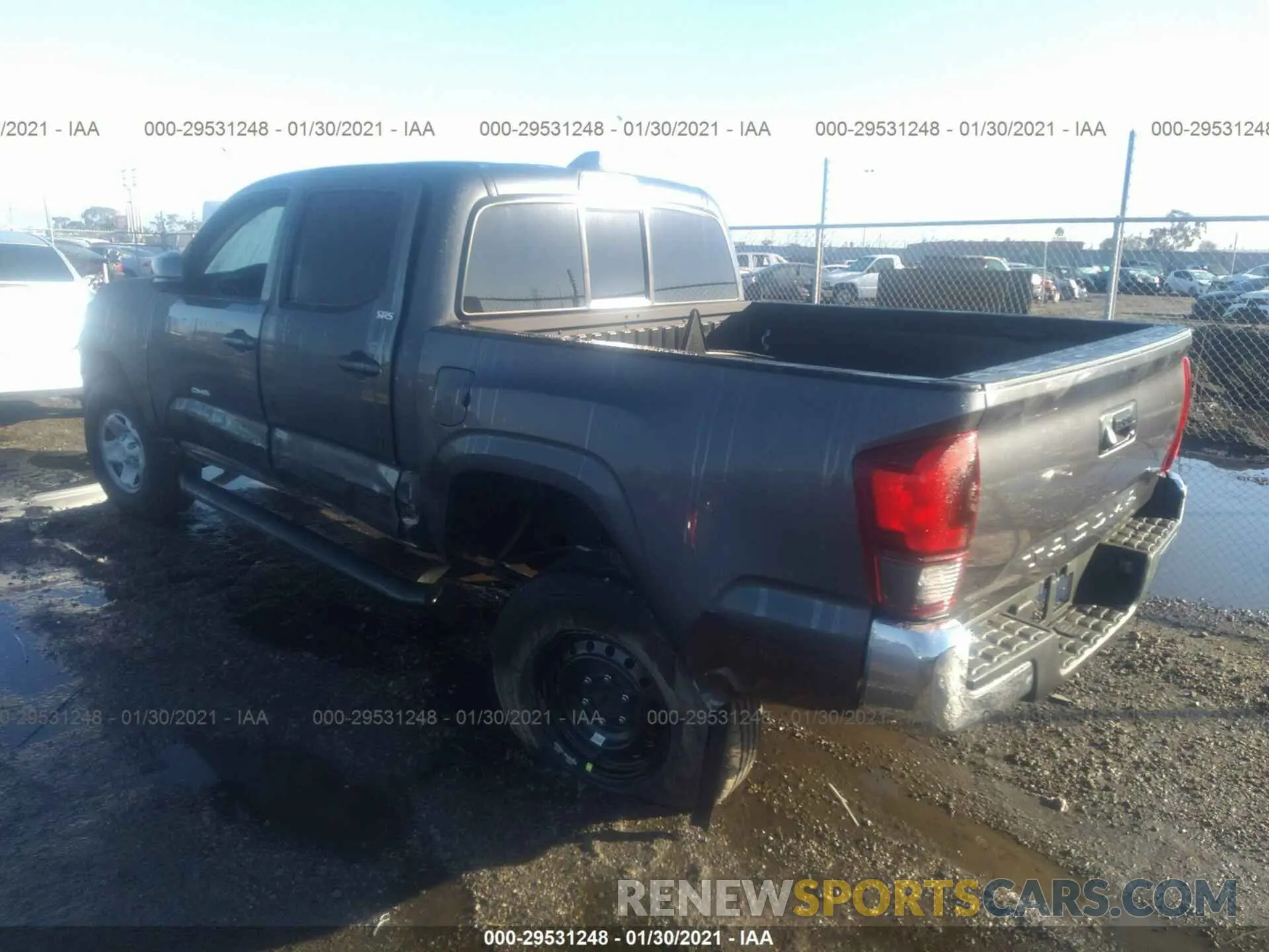 3 Photograph of a damaged car 5TFAX5GNXLX184745 TOYOTA TACOMA 2WD 2020