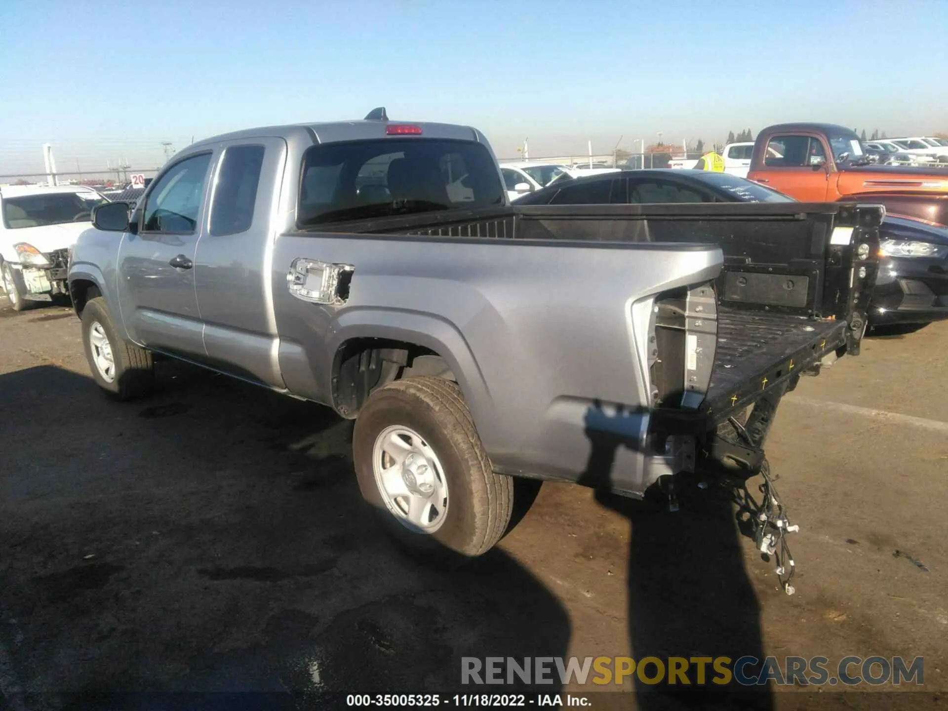 3 Фотография поврежденного автомобиля 5TFRX5GN0LX165950 TOYOTA TACOMA 2WD 2020