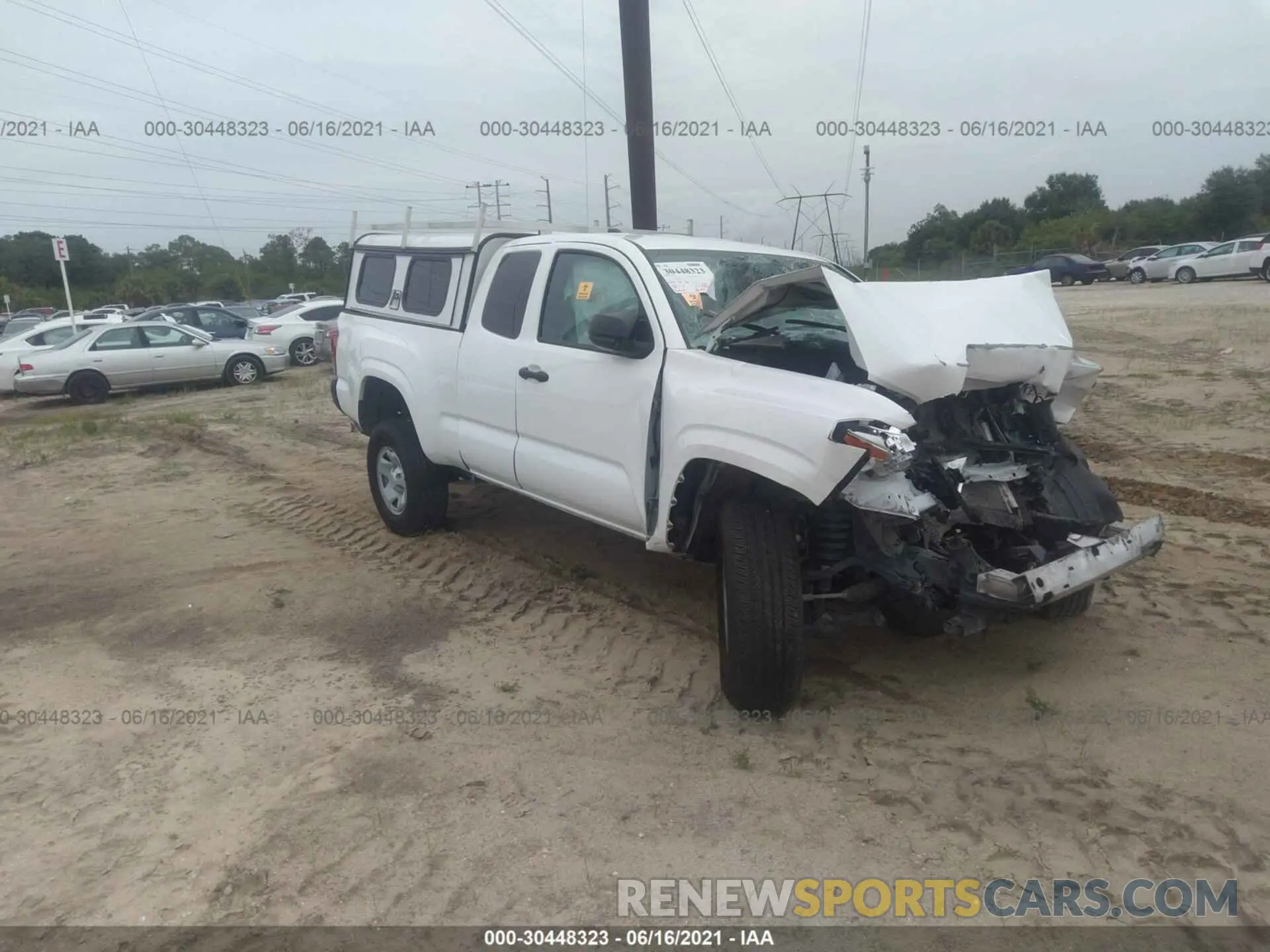 1 Фотография поврежденного автомобиля 5TFRX5GN0LX182666 TOYOTA TACOMA 2WD 2020