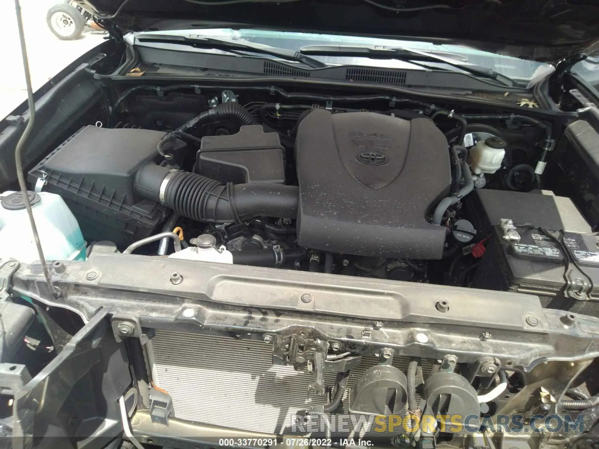 10 Фотография поврежденного автомобиля 3TMAZ5CN1MM153052 TOYOTA TACOMA 2WD 2021