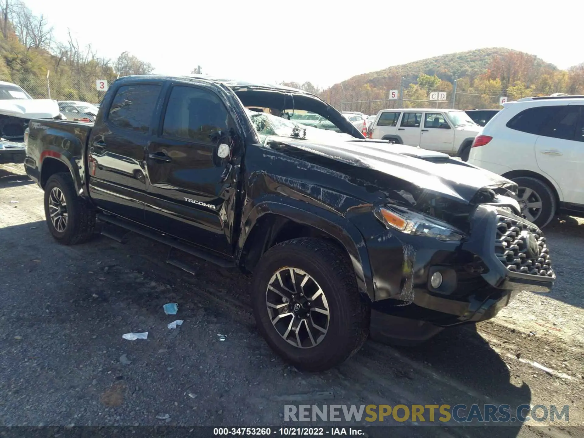 1 Фотография поврежденного автомобиля 3TMAZ5CN4MM159489 TOYOTA TACOMA 2WD 2021