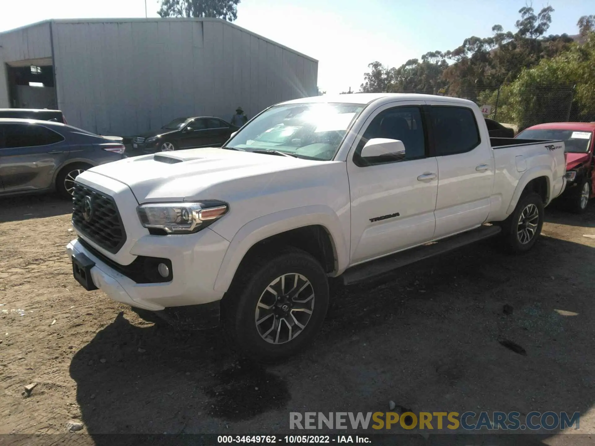 2 Photograph of a damaged car 3TMBZ5DN4MM029425 TOYOTA TACOMA 2WD 2021