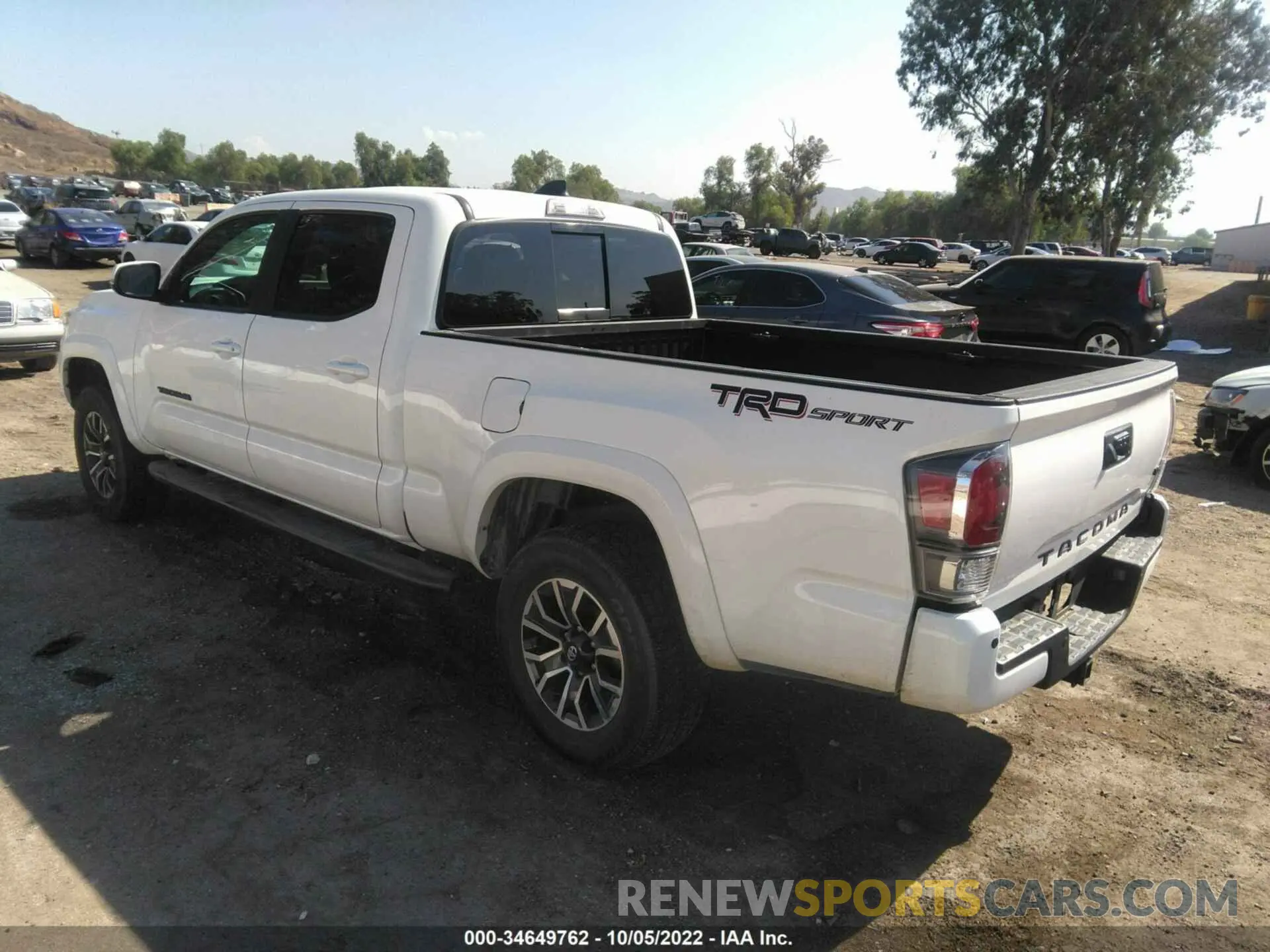 3 Photograph of a damaged car 3TMBZ5DN4MM029425 TOYOTA TACOMA 2WD 2021