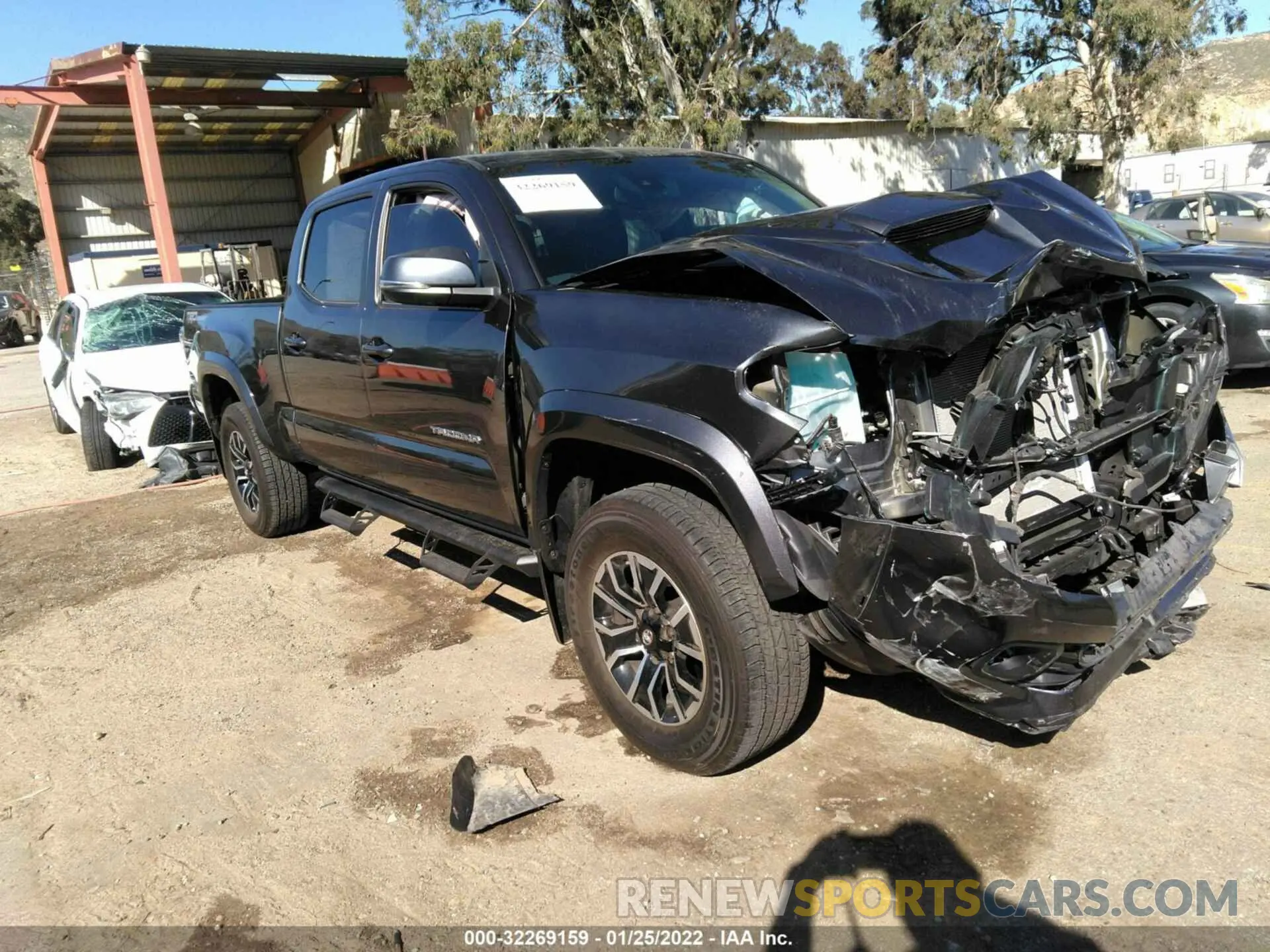 1 Photograph of a damaged car 3TMBZ5DNXMM027601 TOYOTA TACOMA 2WD 2021