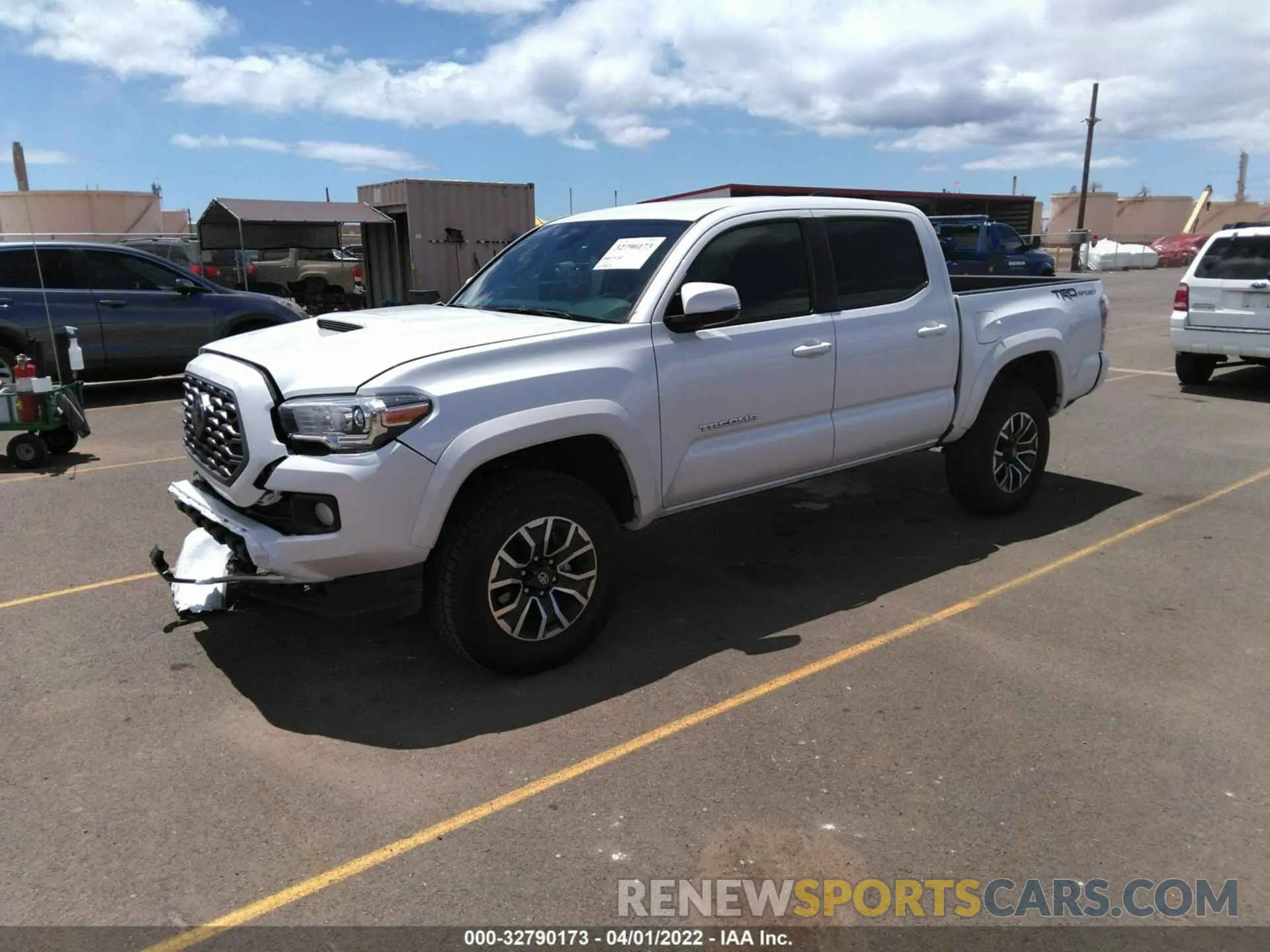 2 Photograph of a damaged car 3TYAZ5CN1MT009585 TOYOTA TACOMA 2WD 2021