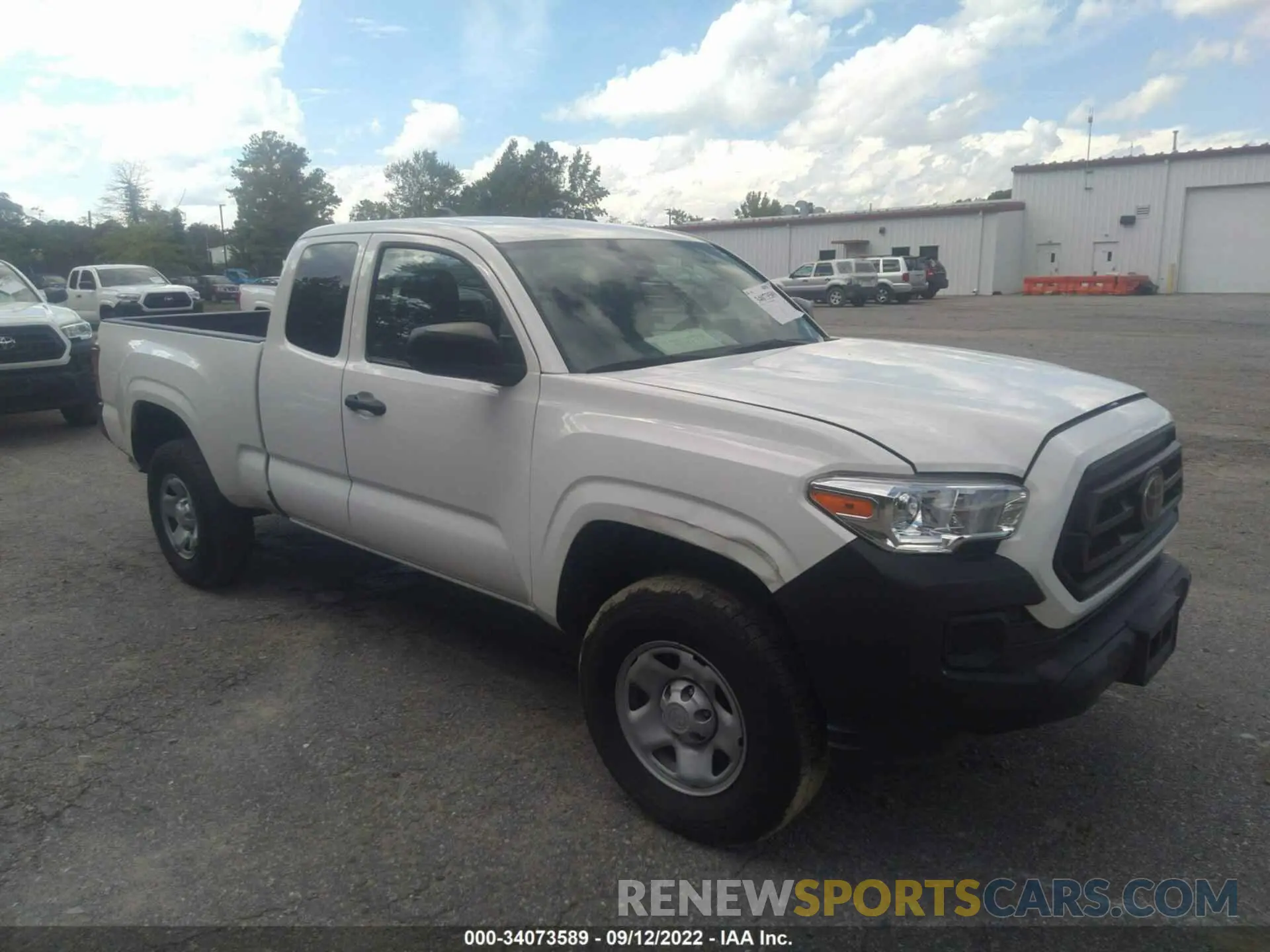 1 Photograph of a damaged car 3TYRX5GNXMT015498 TOYOTA TACOMA 2WD 2021