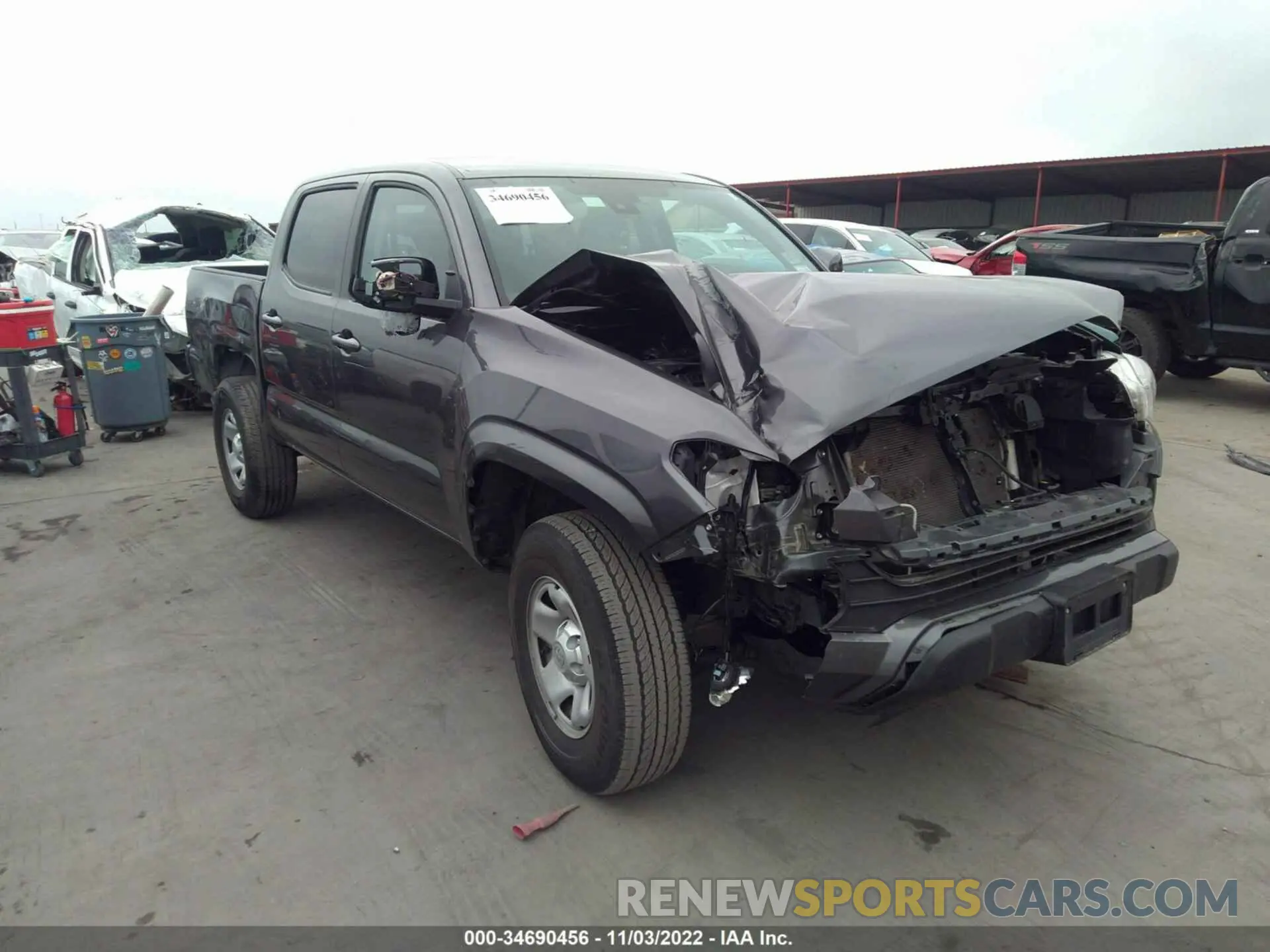 1 Фотография поврежденного автомобиля 5TFAX5GN1MX194498 TOYOTA TACOMA 2WD 2021