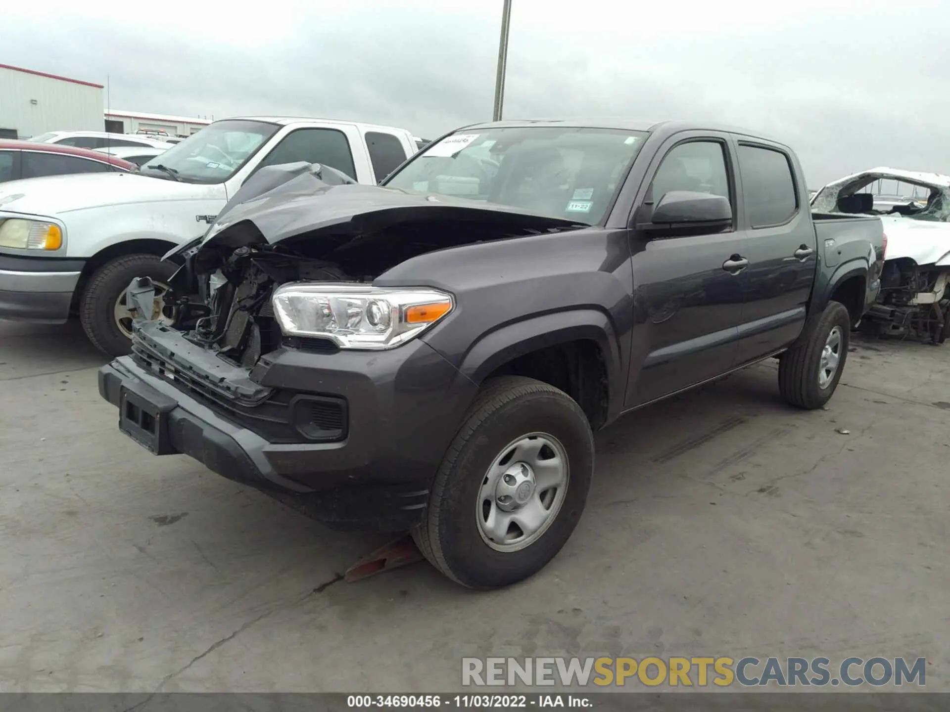 2 Фотография поврежденного автомобиля 5TFAX5GN1MX194498 TOYOTA TACOMA 2WD 2021