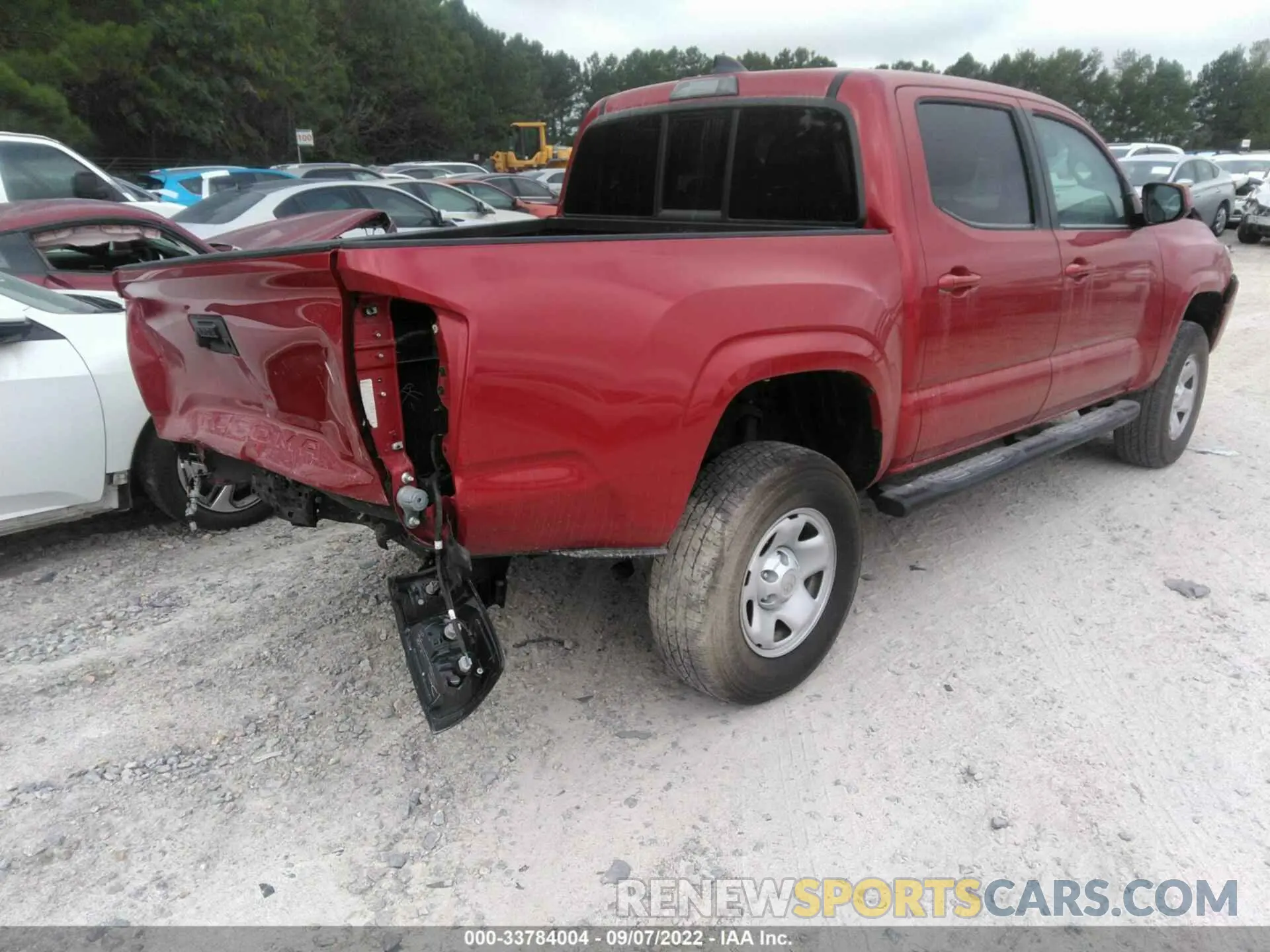 4 Photograph of a damaged car 5TFAX5GN8MX192960 TOYOTA TACOMA 2WD 2021