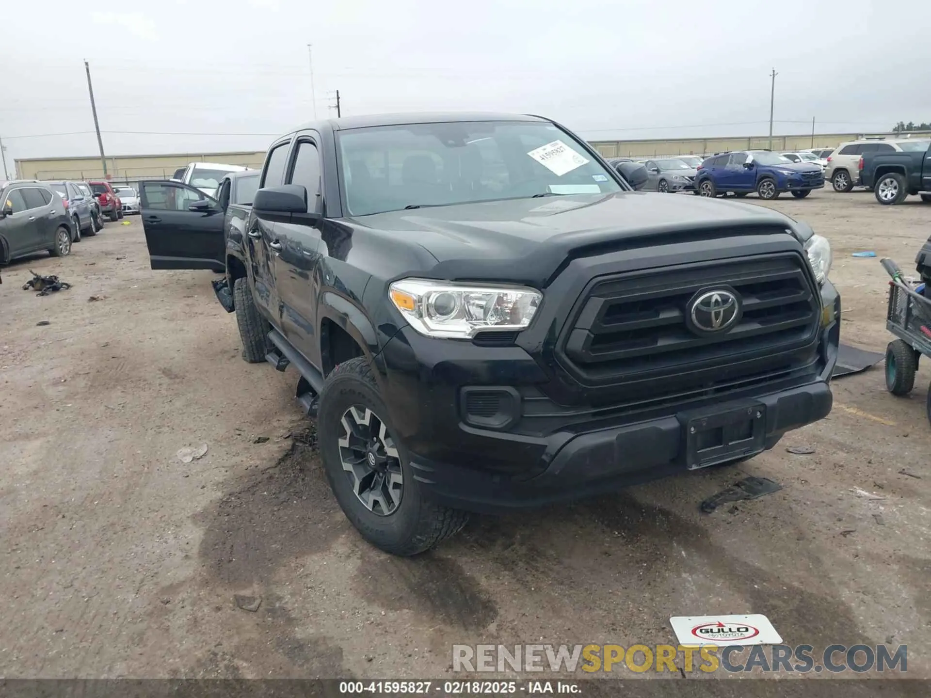 1 Photograph of a damaged car 5TFAX5GNXMX193978 TOYOTA TACOMA 2WD 2021