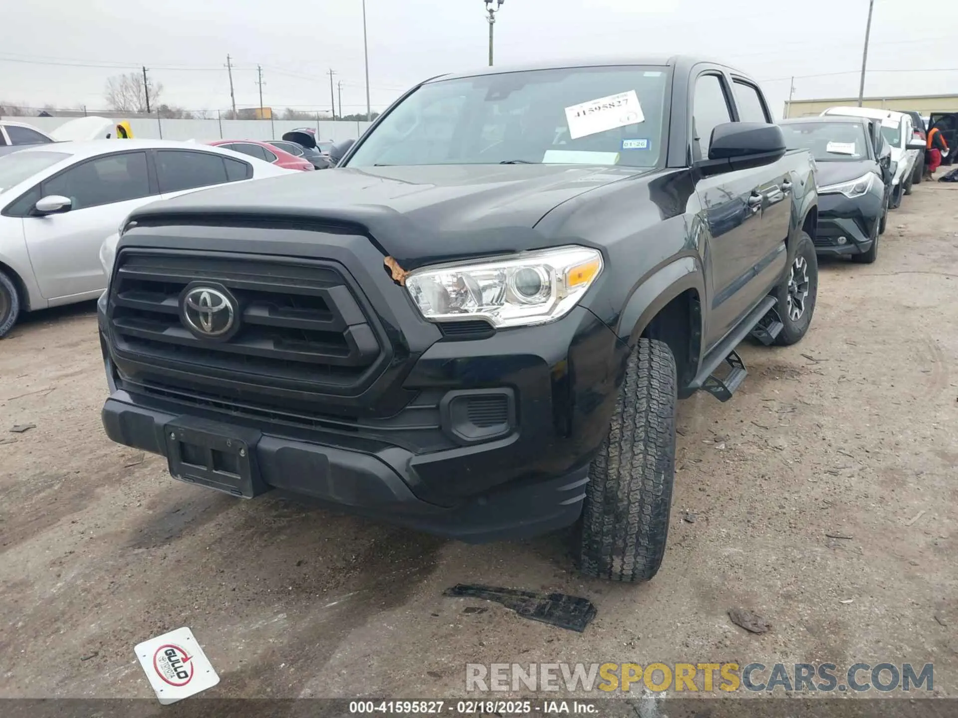 2 Photograph of a damaged car 5TFAX5GNXMX193978 TOYOTA TACOMA 2WD 2021