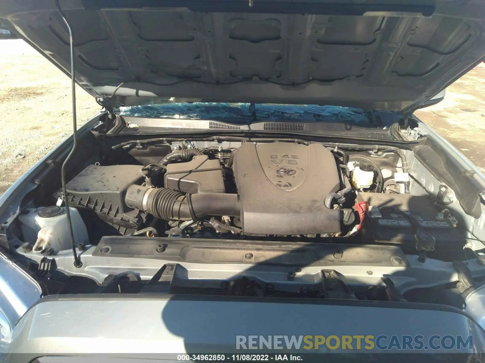 10 Фотография поврежденного автомобиля 5TFAZ5CN1MX116528 TOYOTA TACOMA 2WD 2021
