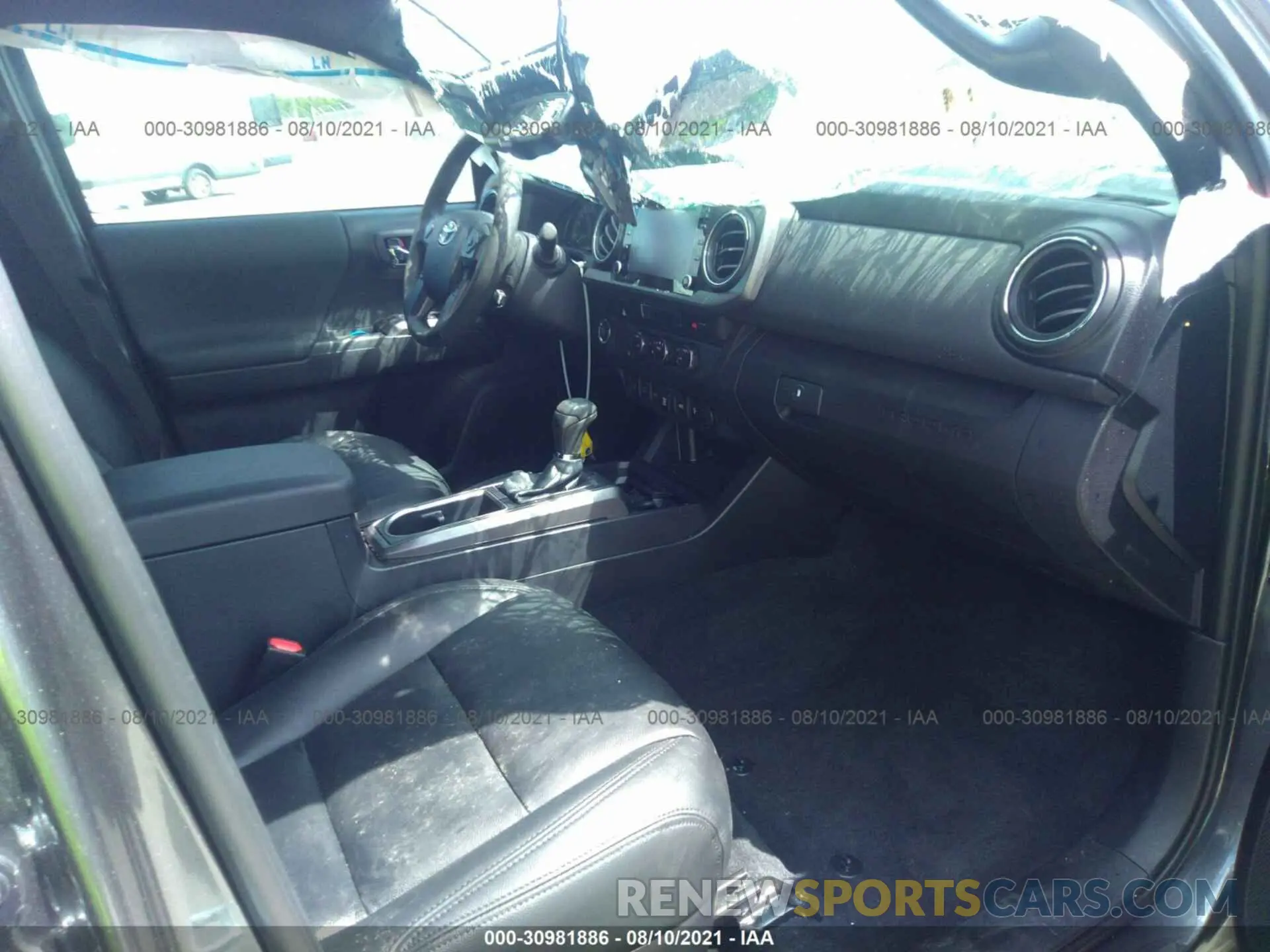 5 Photograph of a damaged car 5TFAZ5CN8MX098710 TOYOTA TACOMA 2WD 2021