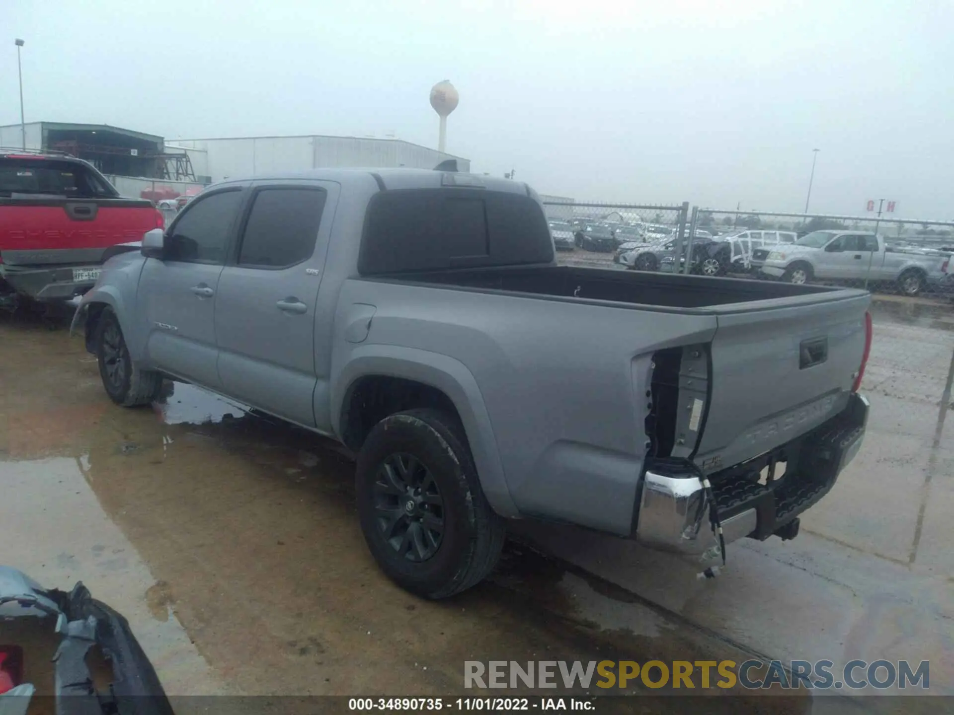 3 Photograph of a damaged car 5TFAZ5CN9MX114087 TOYOTA TACOMA 2WD 2021