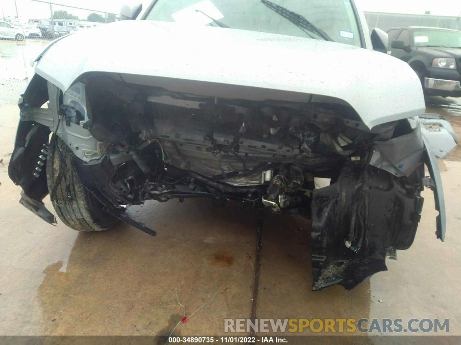 6 Photograph of a damaged car 5TFAZ5CN9MX114087 TOYOTA TACOMA 2WD 2021