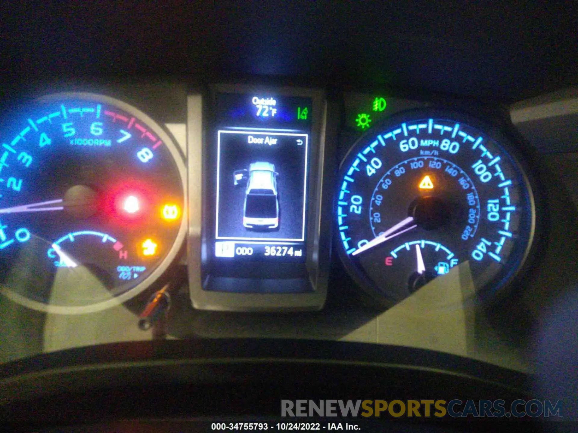 7 Фотография поврежденного автомобиля 5TFAZ5CNXMX106046 TOYOTA TACOMA 2WD 2021