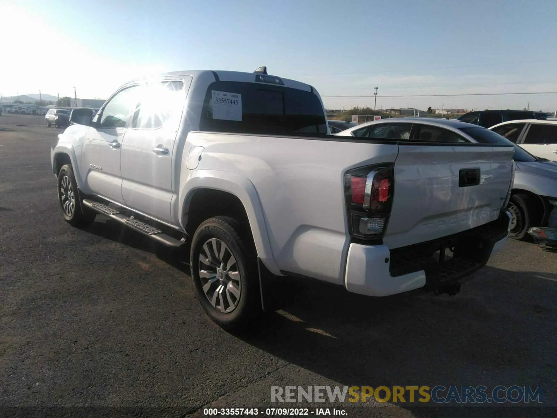 3 Photograph of a damaged car 3TMEZ5CN4NM173105 TOYOTA TACOMA 2WD 2022