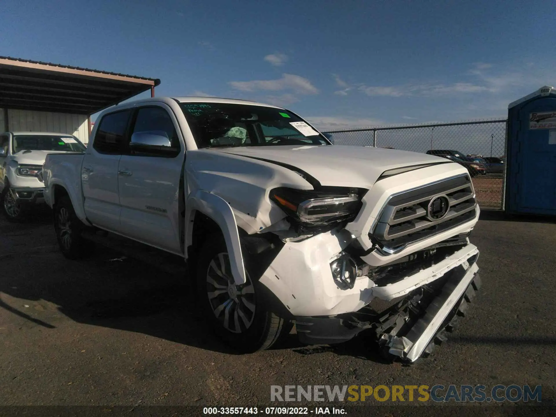 6 Photograph of a damaged car 3TMEZ5CN4NM173105 TOYOTA TACOMA 2WD 2022