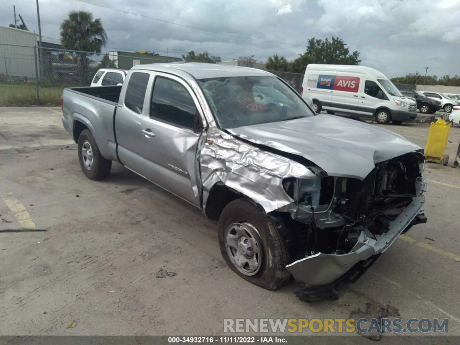 1 Фотография поврежденного автомобиля 3TYRX5GN0NT056658 TOYOTA TACOMA 2WD 2022