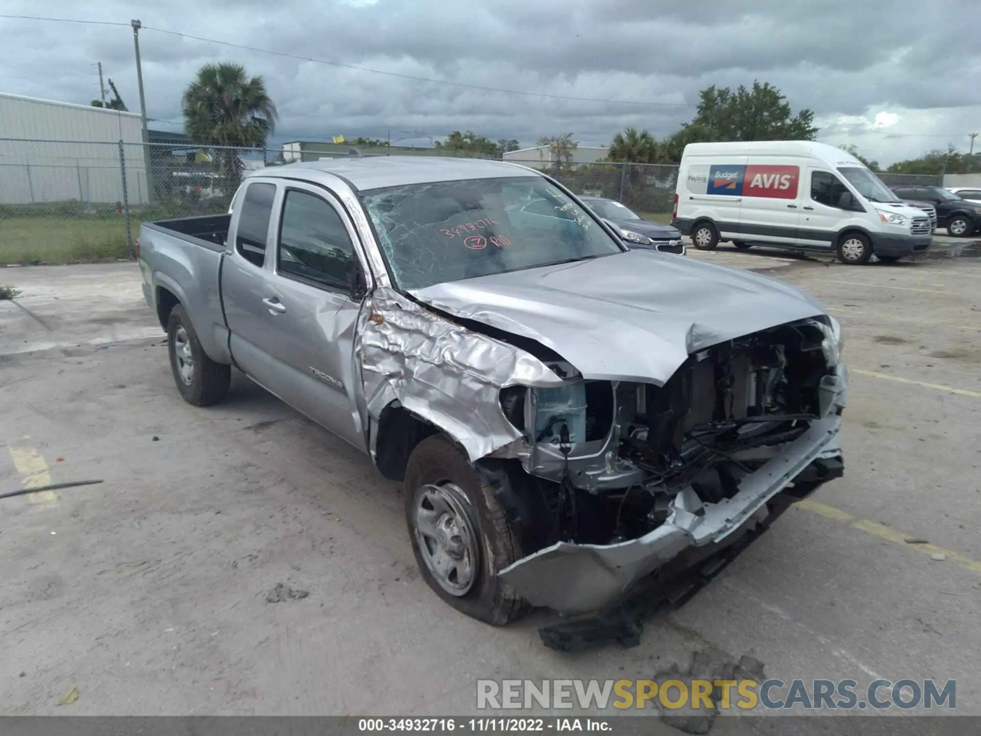 6 Фотография поврежденного автомобиля 3TYRX5GN0NT056658 TOYOTA TACOMA 2WD 2022