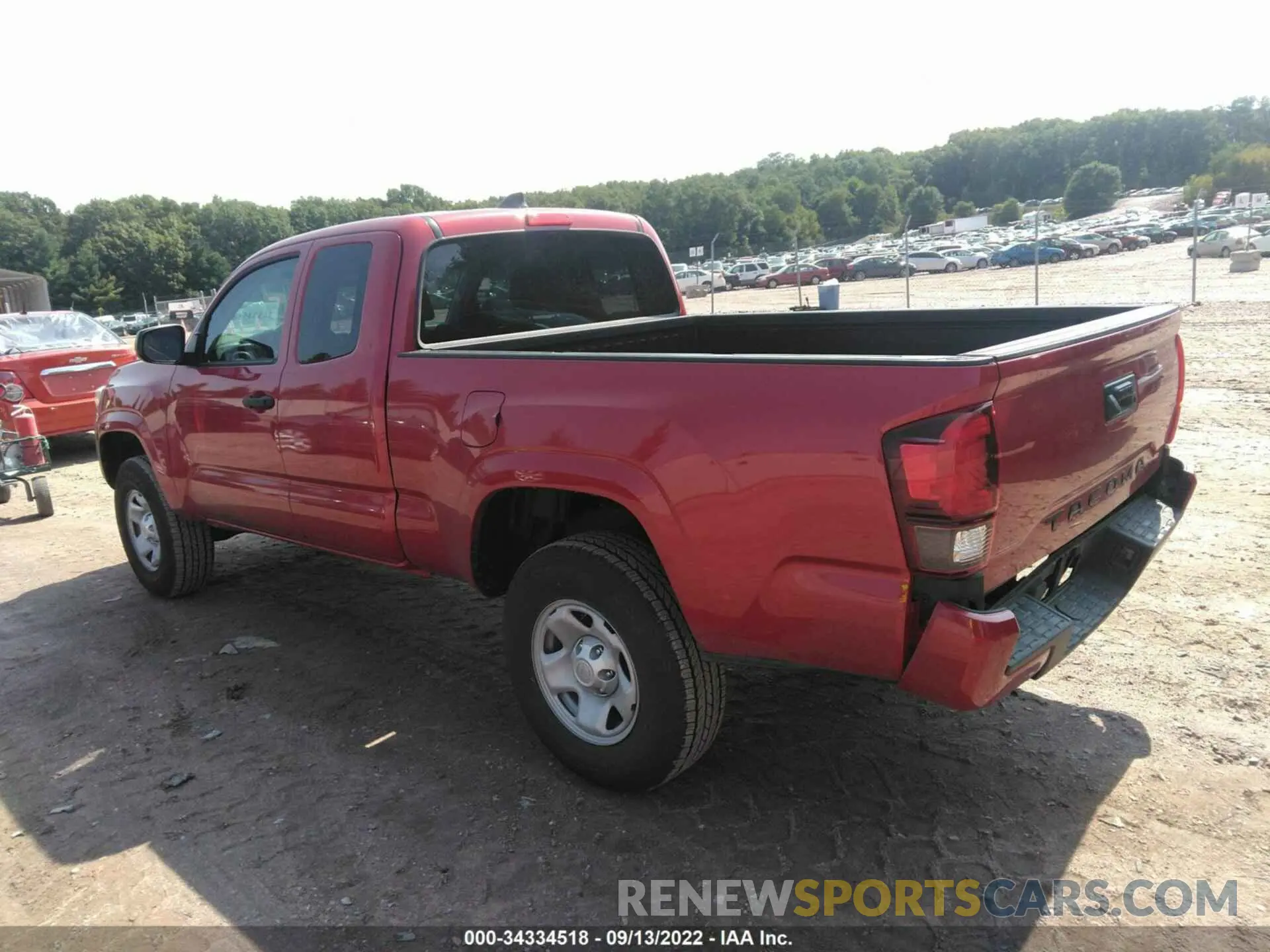 3 Photograph of a damaged car 3TYRX5GNXNT054139 TOYOTA TACOMA 2WD 2022